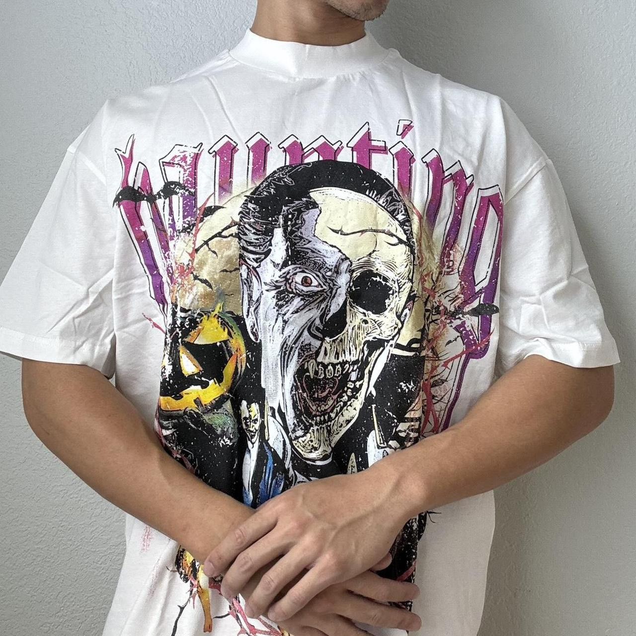 Other Haunting Dracula Exclusive Graphics White Tee Shirt Size US L / EU 52-54 / 3 - 3 Thumbnail