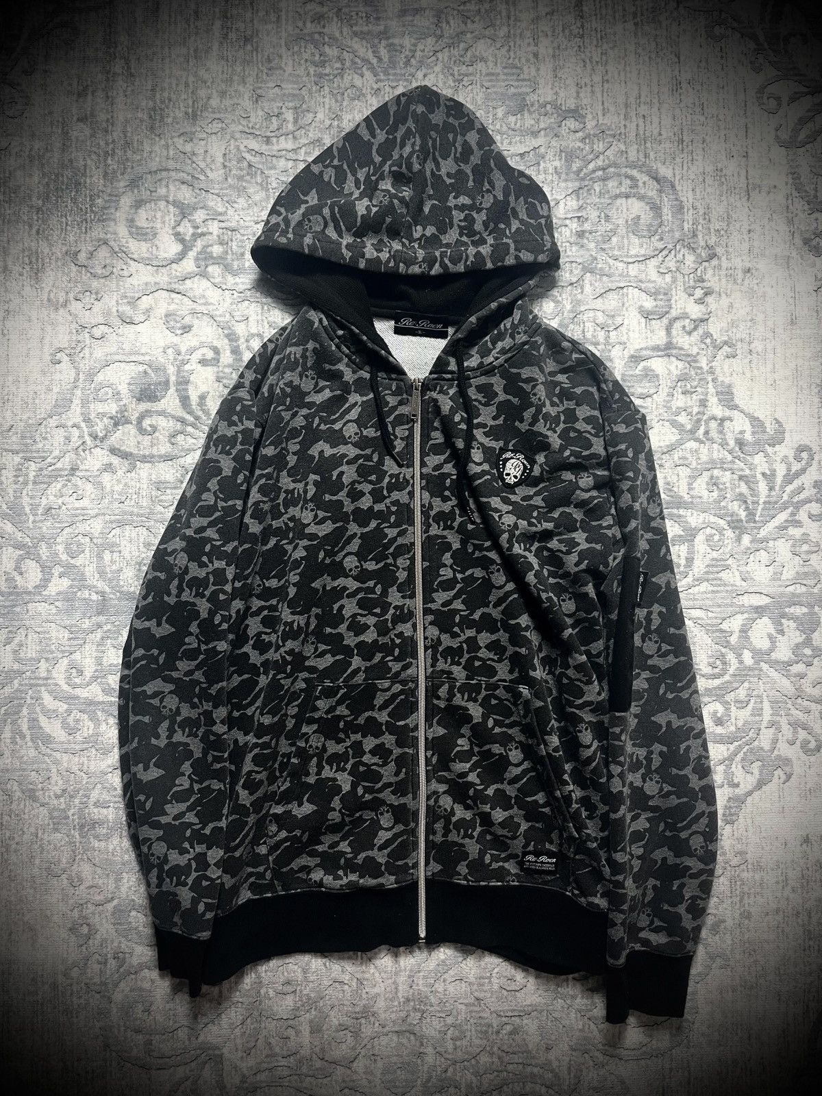 Roen Roen Skull Camouflage Hoodie Size US XL / EU 56 / 4 - 2 Thumbnail