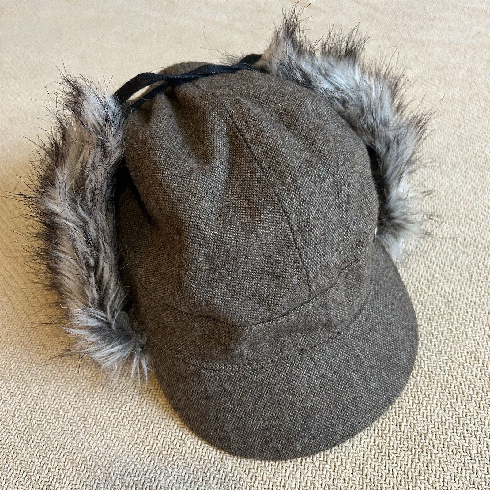Outdoor Research Serra Wool Trapper Ear Flap Faux Fur Hat Small Size ONE SIZE - 1 Thumbnail
