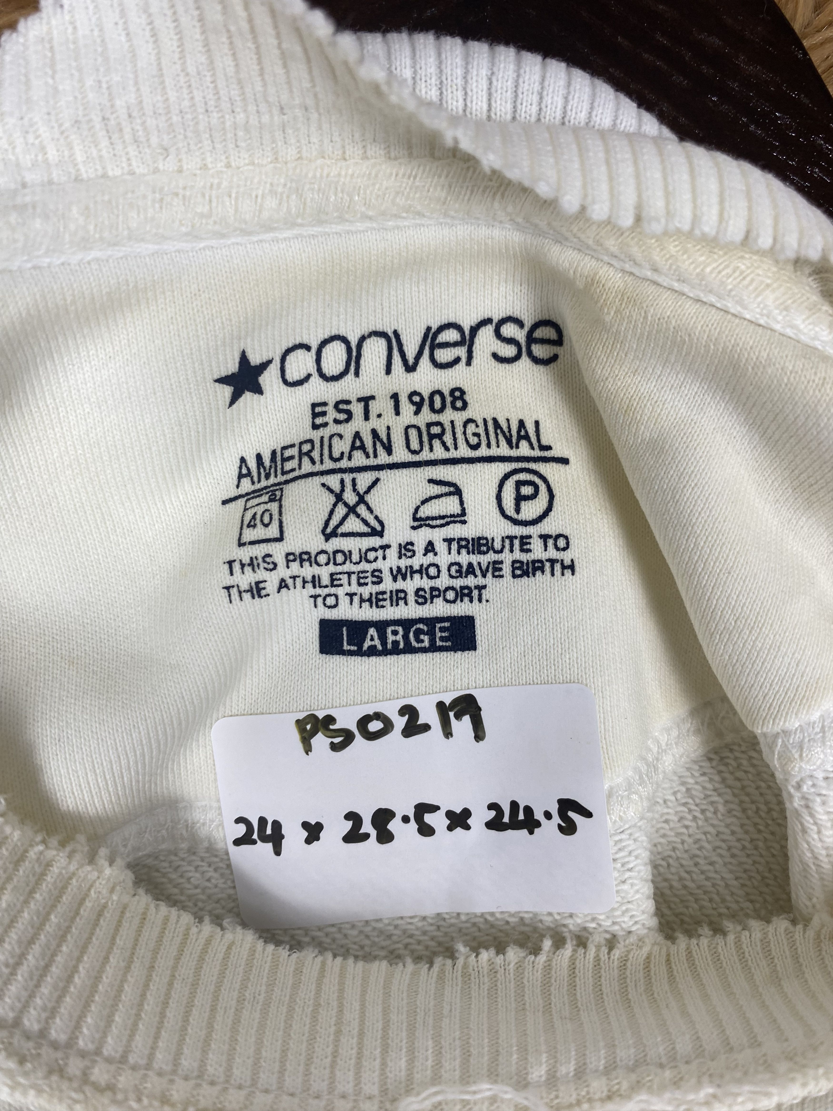 Converse Vintage Converse Sweatshirts PS0217 Size US L / EU 52-54 / 3 - 9 Thumbnail