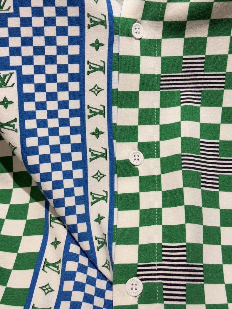 Louis Vuitton Louis Vuitton Full-print checkerboard print knit slim long- Size US L / EU 52-54 / 3 - 4 Thumbnail