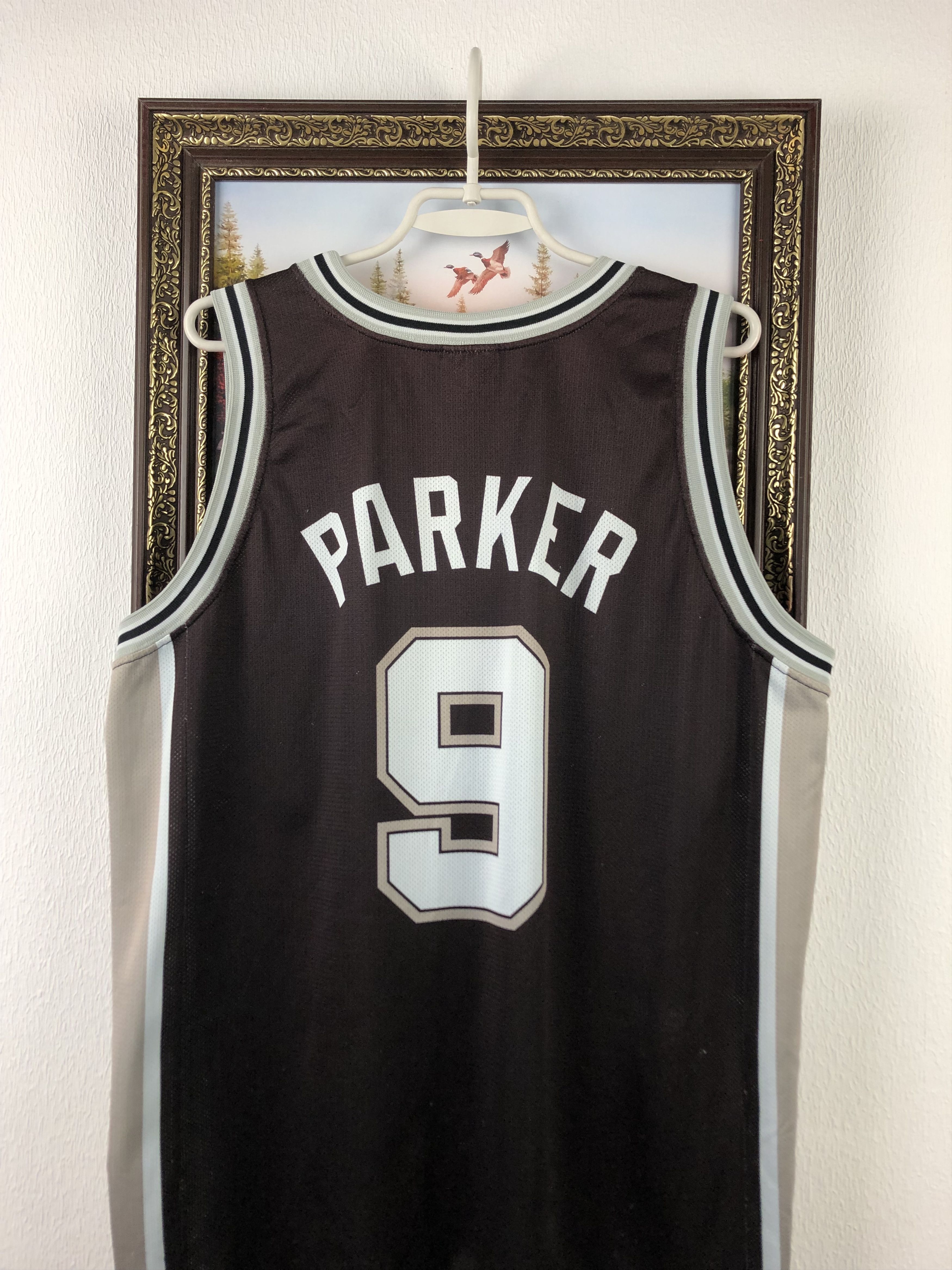 Champion Vintage San Antonio Spurs Parker Champion Authentic Jersey Size US XL / EU 56 / 4 - 14 Thumbnail