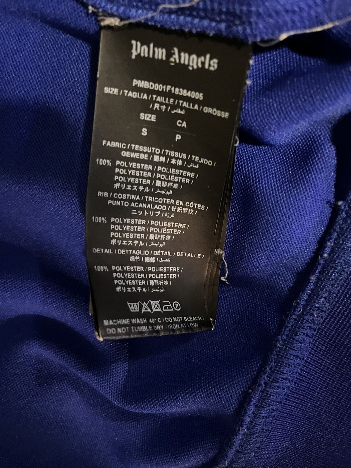 Palm Angels Blue Palm Angels Track Top Size US S / EU 44-46 / 1 - 3 Thumbnail