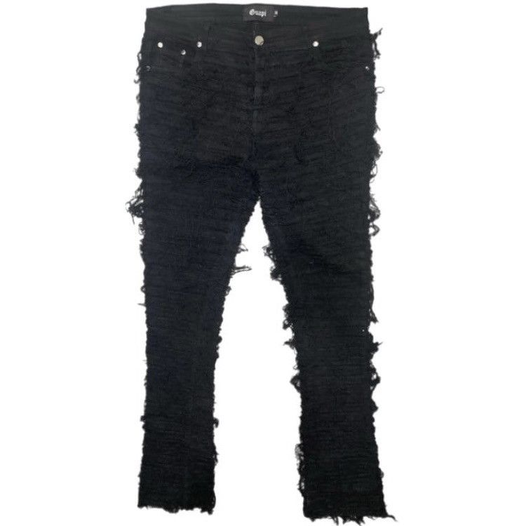 Other Guapi Jeans Men’s 36x37 Slim Stacked Distress High Rise Size US 36 / EU 52 - 1 Thumbnail