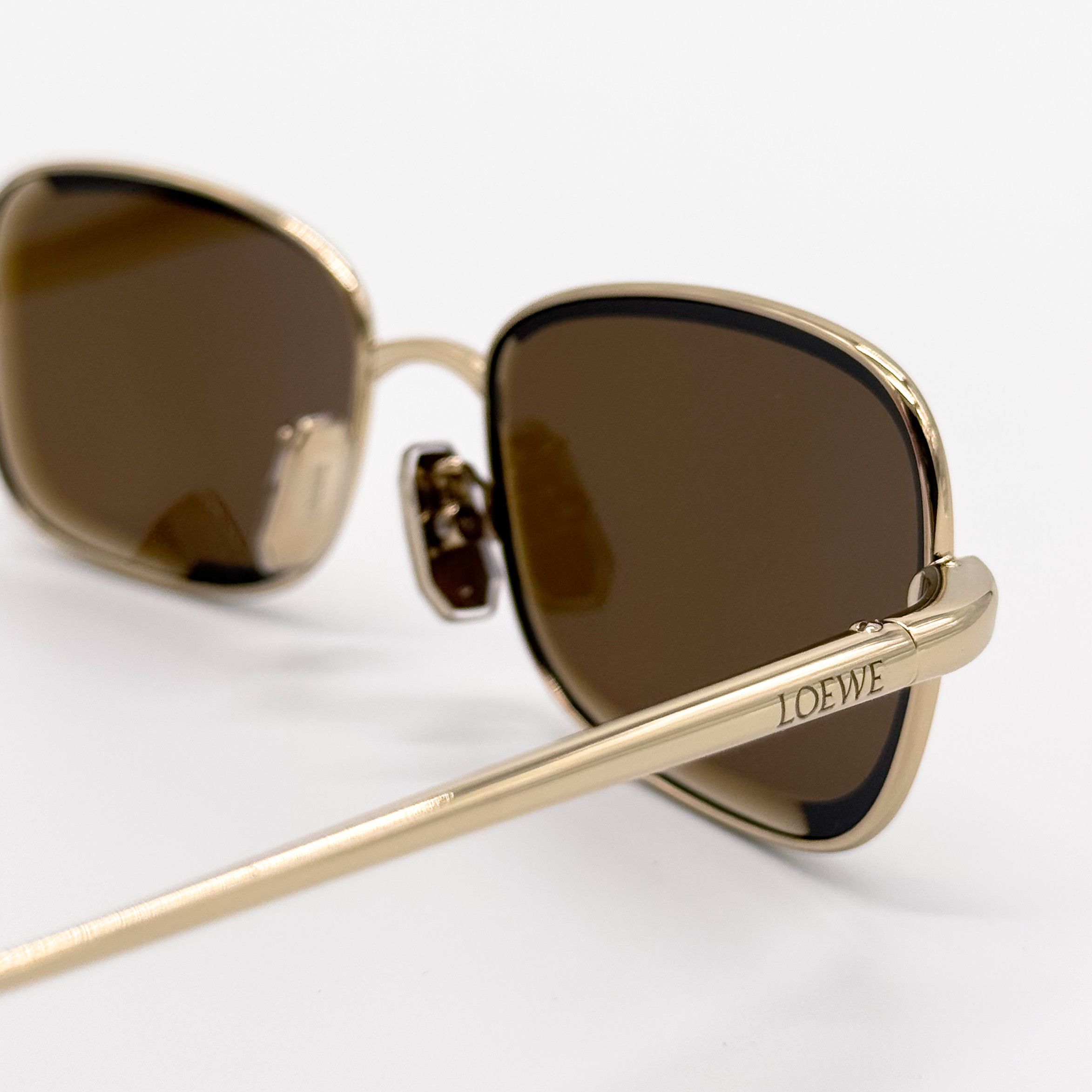 Loewe NEW LOEWE LW40159U 32G SUNGLASSES UNISEX SQUARE YELLOW Size ONE SIZE - 6 Thumbnail