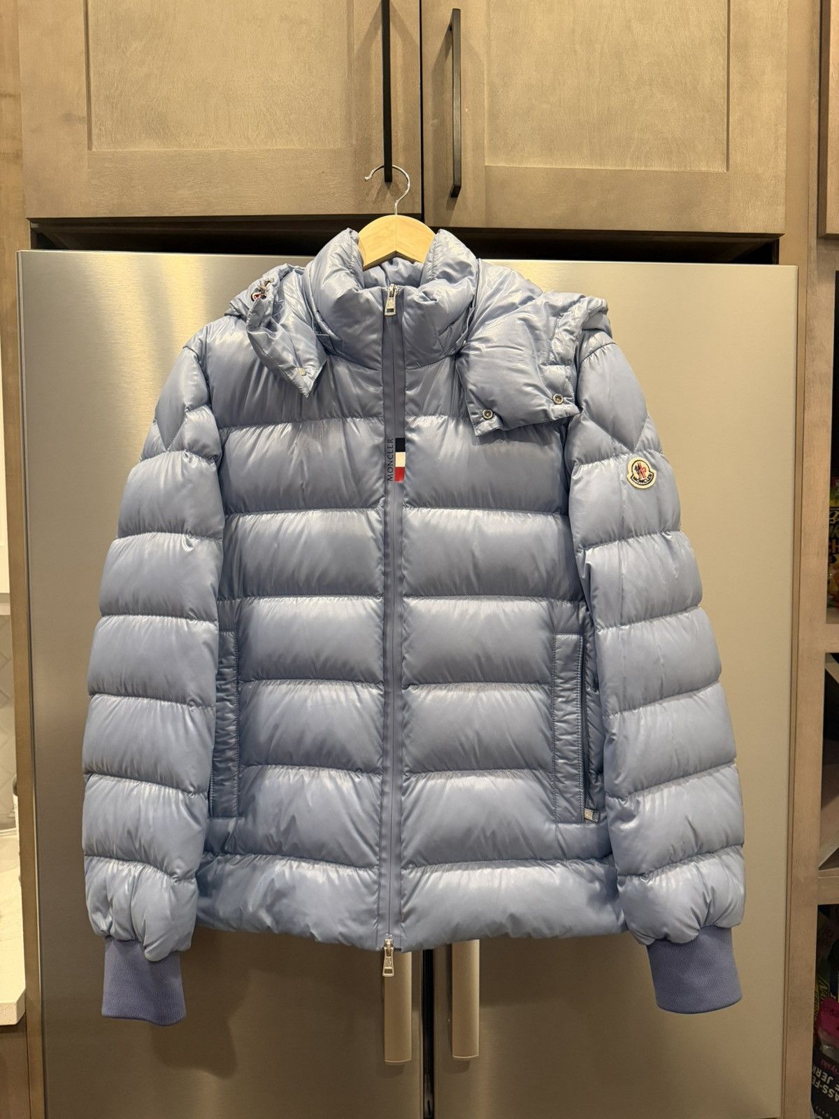 Moncler Moncler Cuvellier Hooded Puffer Jacket Size US L / EU 52-54 / 3 - 1 Thumbnail
