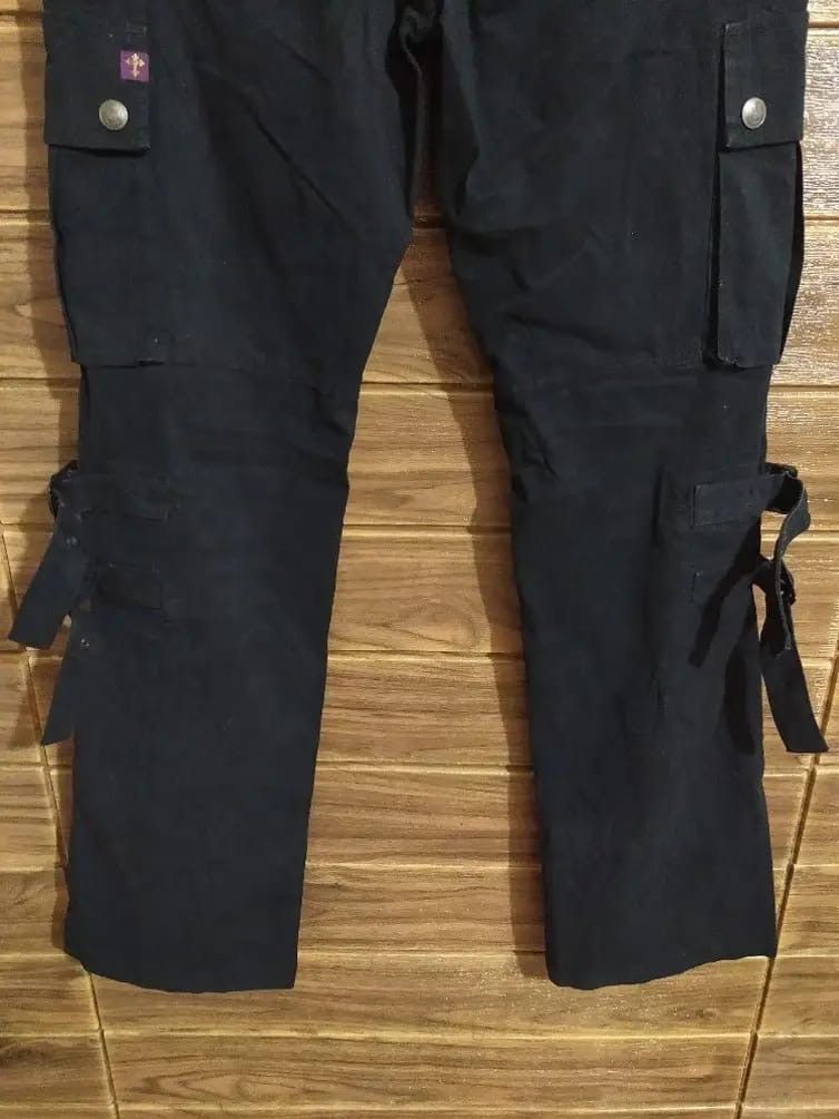 Other CUSTOM CULTURE Bondage Cargo Tactical Multipocket Pants Size US 30 / EU 46 - 9 Thumbnail