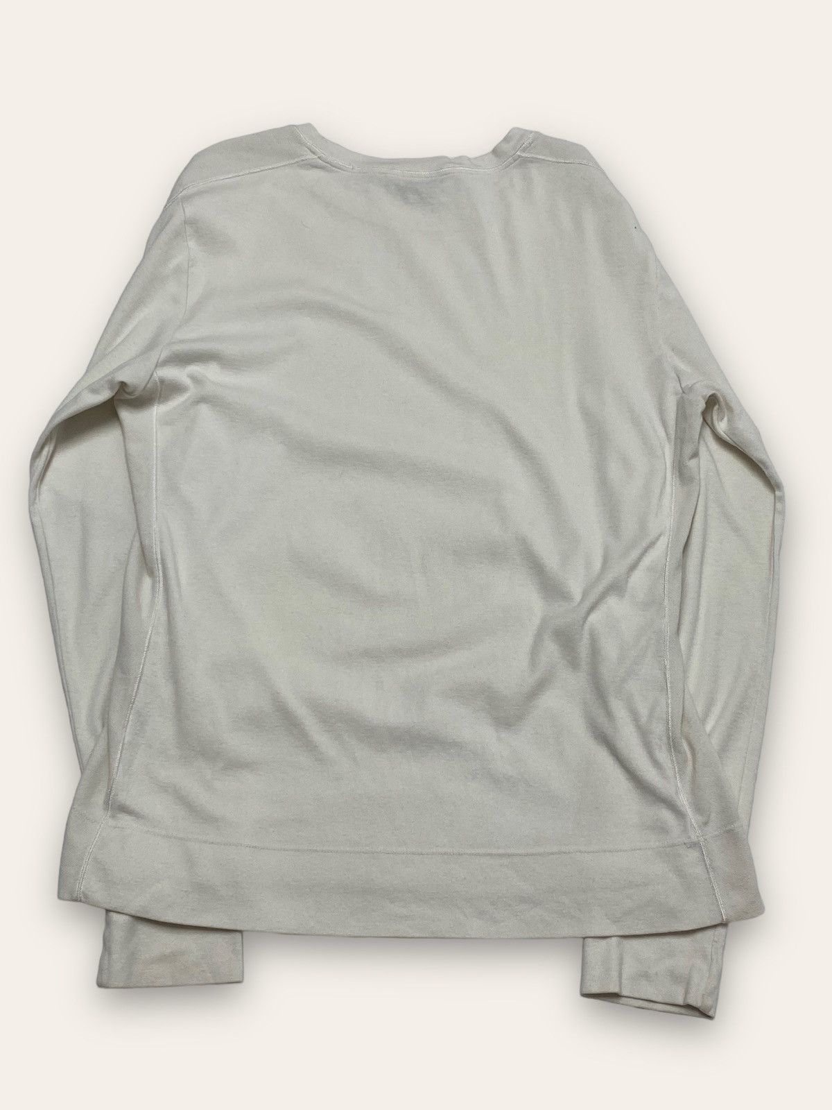 Ralph Lauren 90s Vintage RALPH LAUREN US Made White Big Logo Longsleeve Size M / US 6-8 / IT 42-44 - 5 Thumbnail