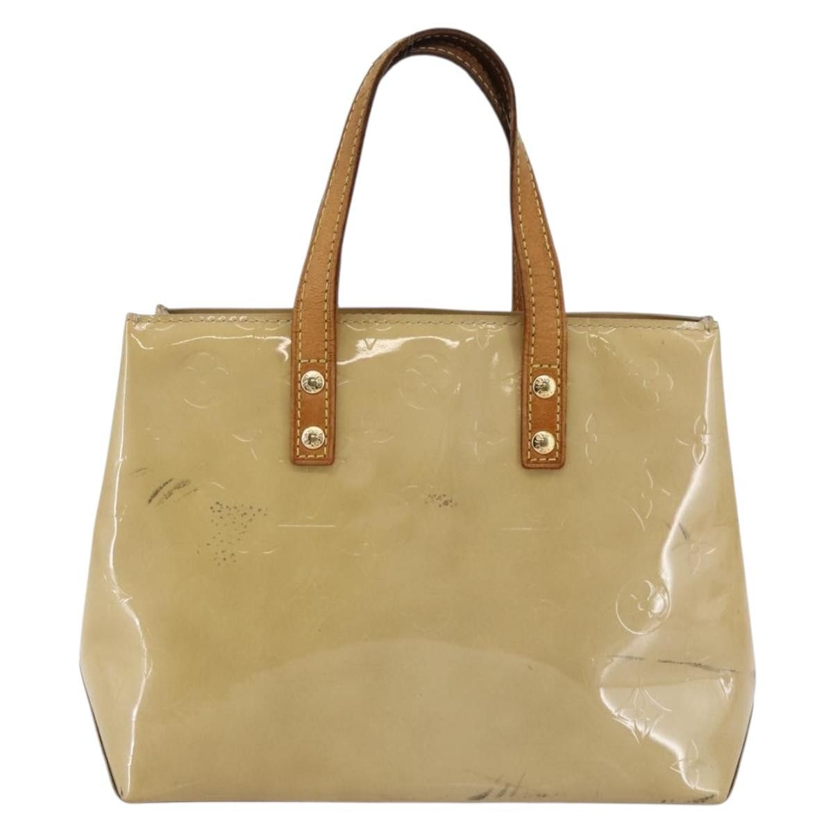 Louis Vuitton LOUIS VUITTON Monogram Vernis Reade PM Hand Bag Beige M91334 Size ONE SIZE - 2 Thumbnail