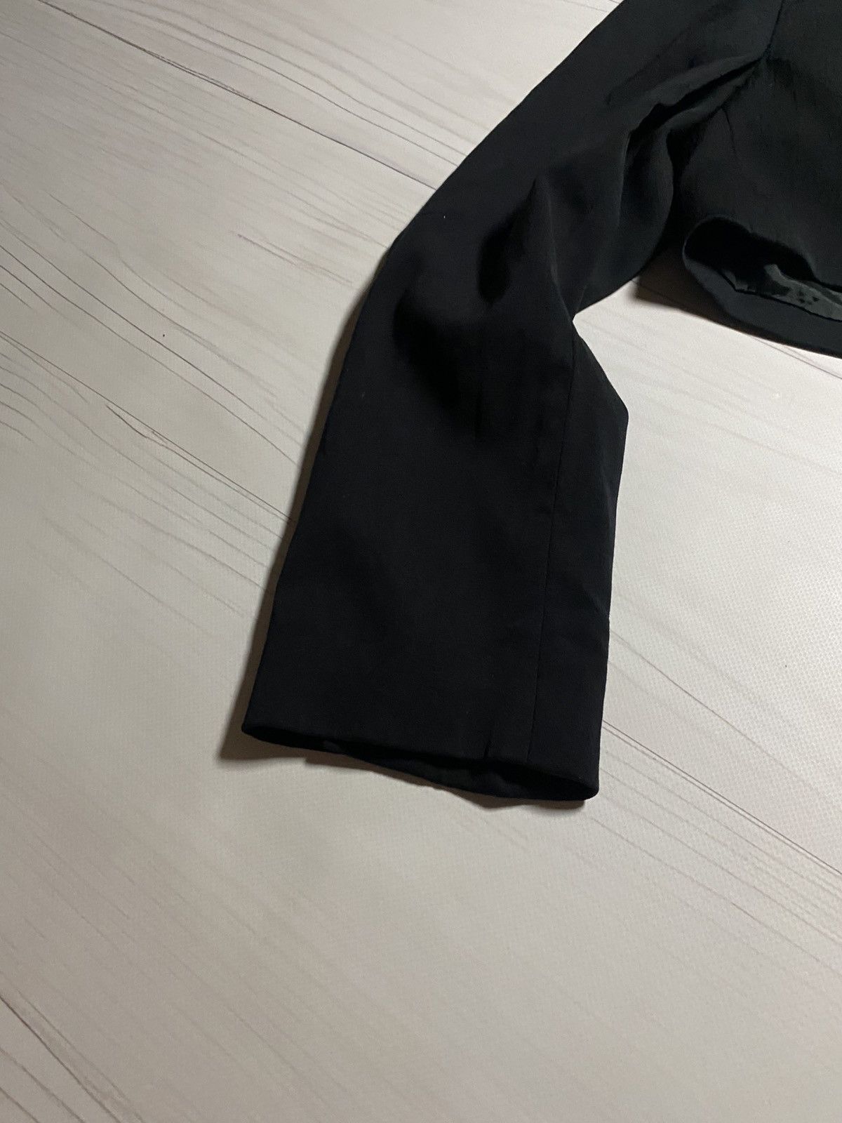 Dolce & Gabbana Dolce & Gabbana Double- breasted cropped black blazer Size L / US 10 / IT 46 - 11 Thumbnail