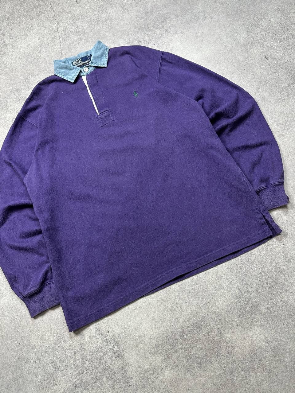 Polo Ralph Lauren Vintage Polo Ralph Lauren Collared Sweatshirt, Size S Size US S / EU 44-46 / 1 - 3 Thumbnail
