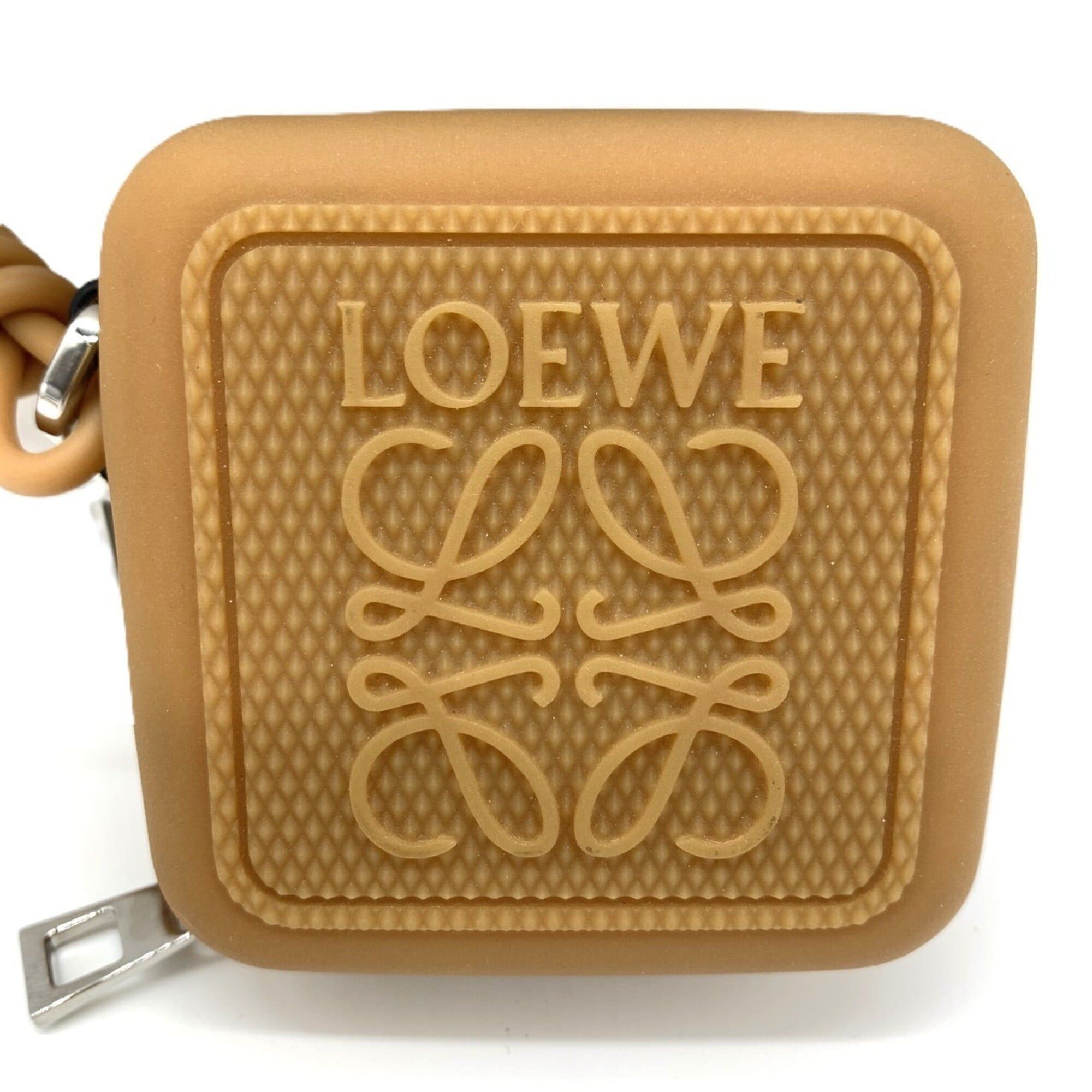 Loewe Loewe Anagram Rubber Coin Case Wallet Brown LOEWE Size ONE SIZE - 1 Thumbnail