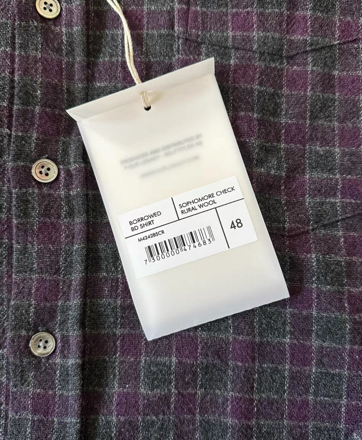 Our Legacy Our Legacy Checkered shirt Size US M / EU 48-50 / 2 - 4 Thumbnail