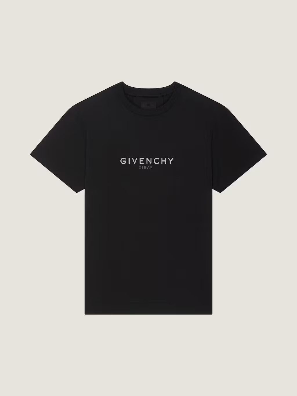 o1srvl11e0625 Reverse Slim T-Shirt in Black