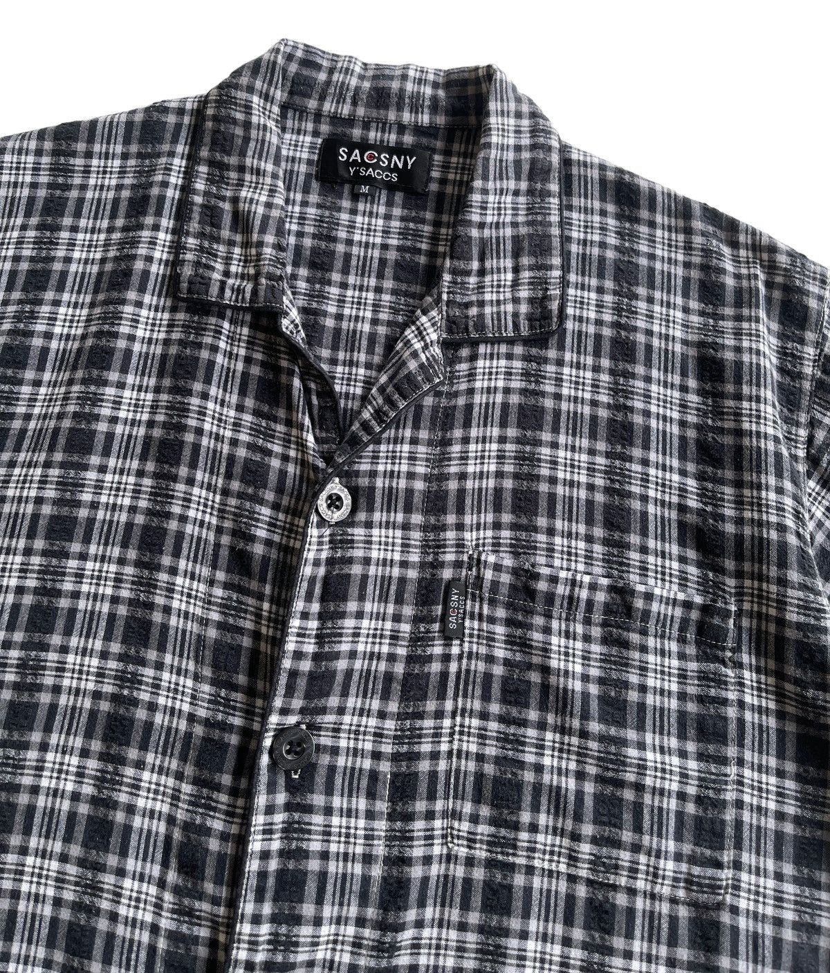 Yohji Yamamoto Yohji Yamamoto Y’Saacs Checkered Button-Up Size US M / EU 48-50 / 2 - 5 Thumbnail