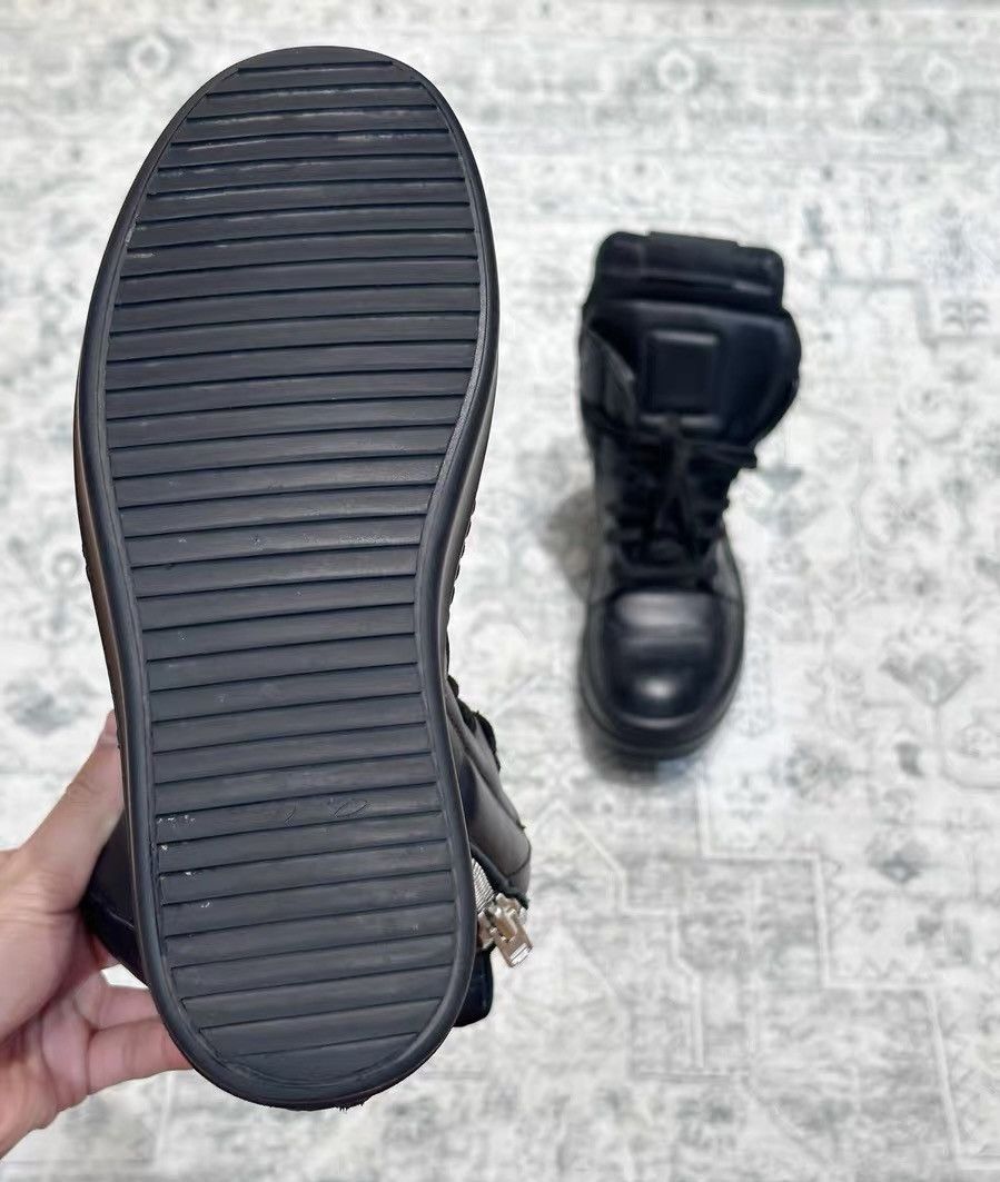 Rick Owens Rick Owens Geobasket All Black high-top leather Size US 6 / IT 36 - 8 Thumbnail