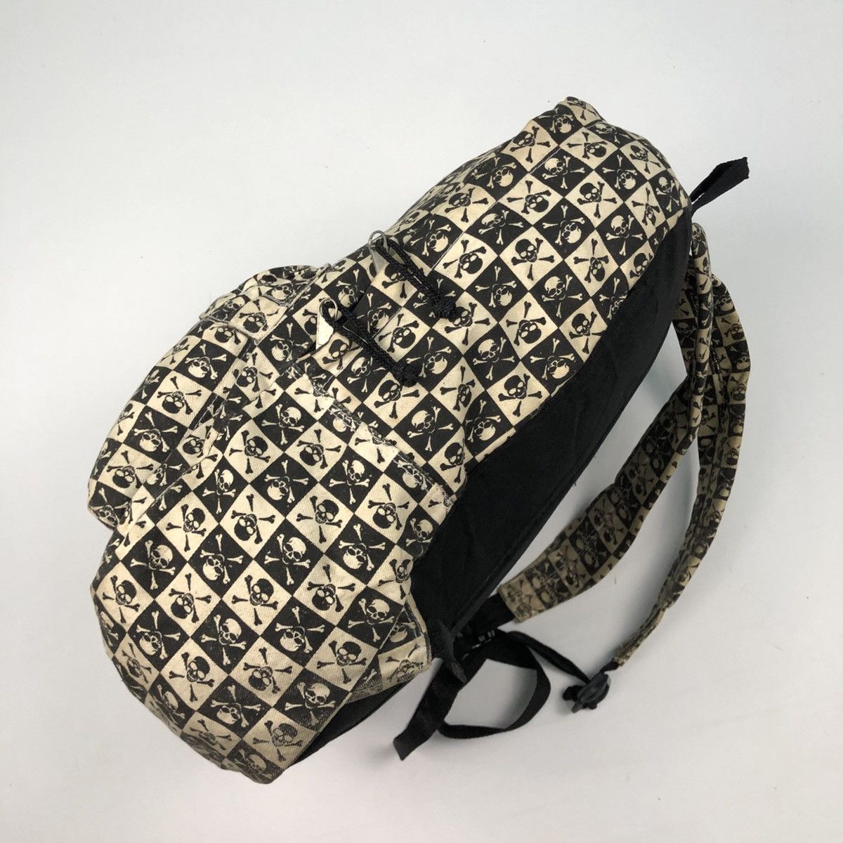 Japanese Brand SKULL FULL PRINTED LOGO BACKPACK Size ONE SIZE - 3 Thumbnail