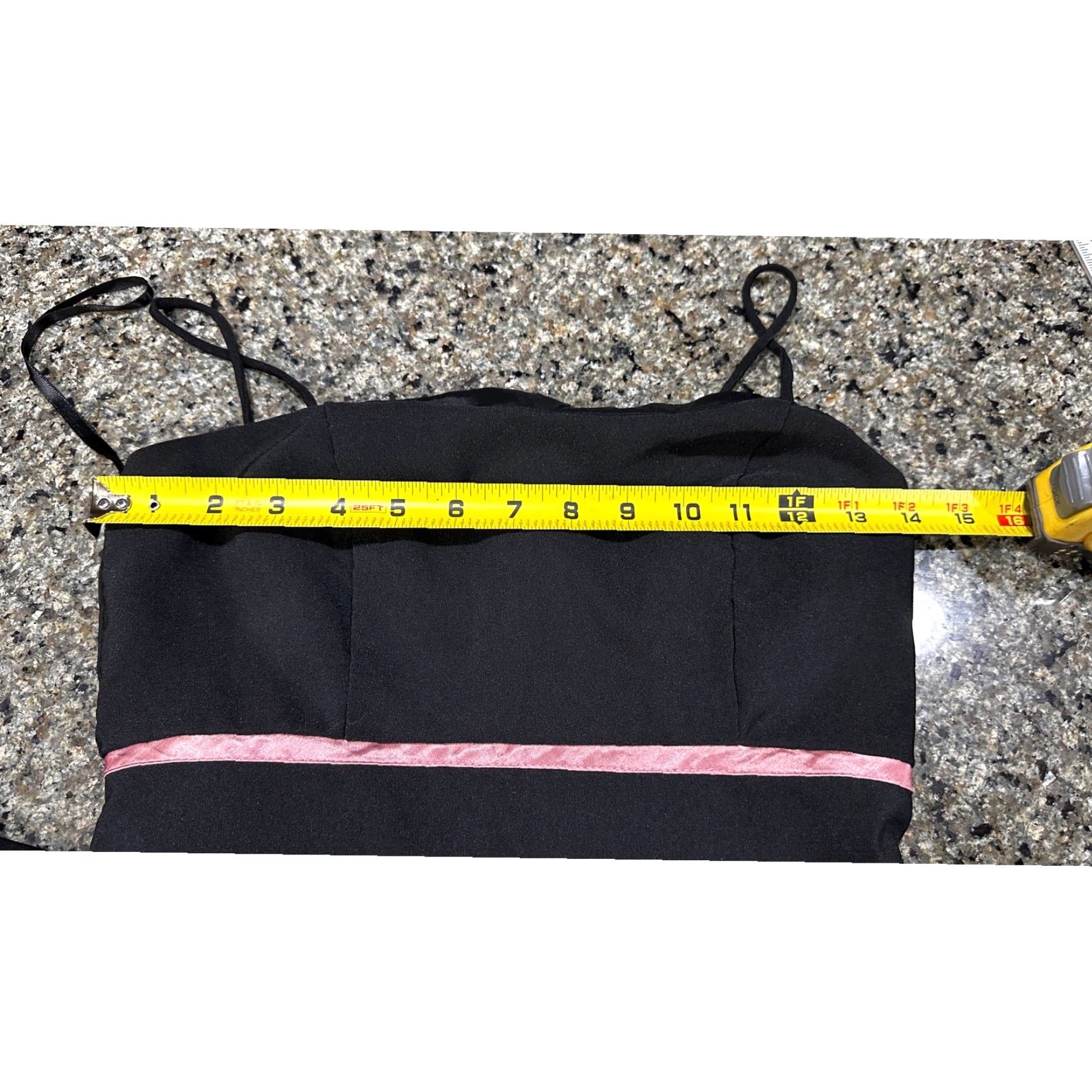 Vintage Y2K B. Smart Midi Dress Juniors 5 Black Pink Sleeveless A-Line Fit & Flare Party Cocktail Prom Retro Coquette Womens Size S / US 4 / IT 40 - 7 Thumbnail