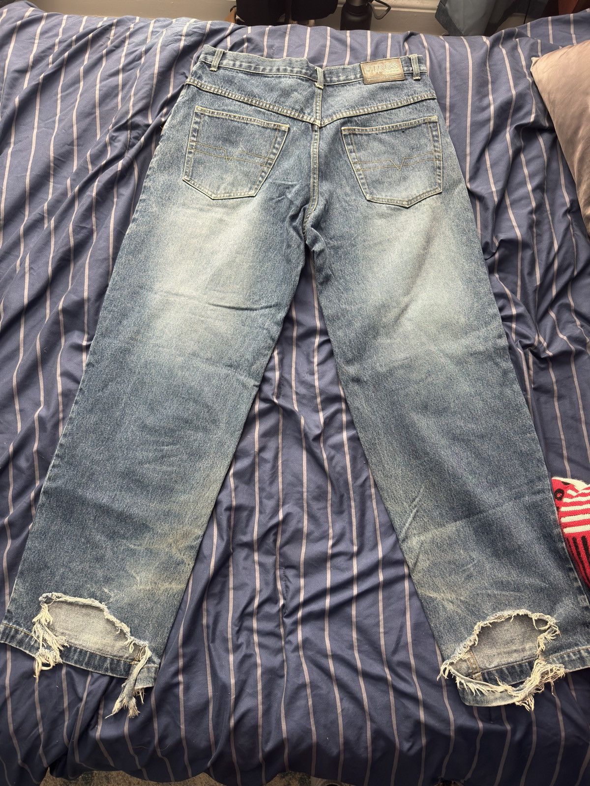 Other Baggy blue Vibes jeans with crazy heel bite Size US 36 / EU 52 - 2 Thumbnail