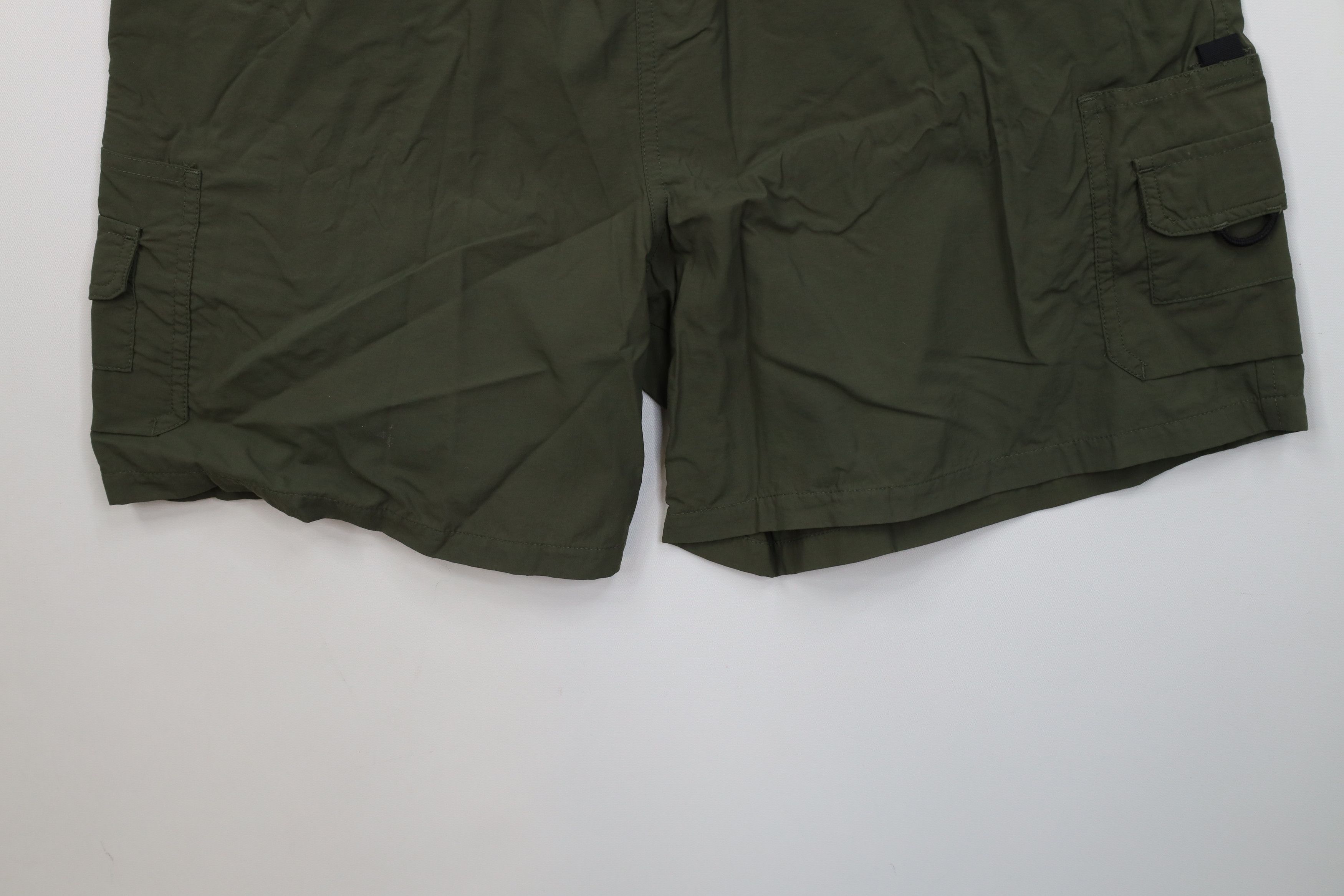 Columbia Vintage Y2K Columbia Above Knee Trekking Cargo Shorts Green Size 31" - 4 Thumbnail