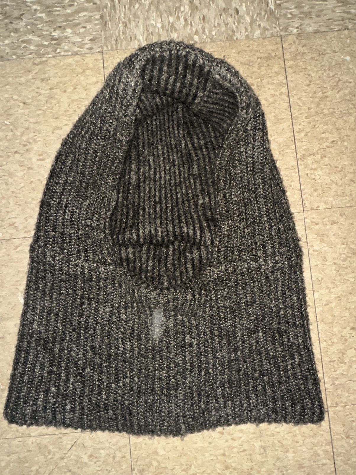 Zara Zara Man Dark Gray Knit Hood Scarf Size ONE SIZE - 5 Thumbnail