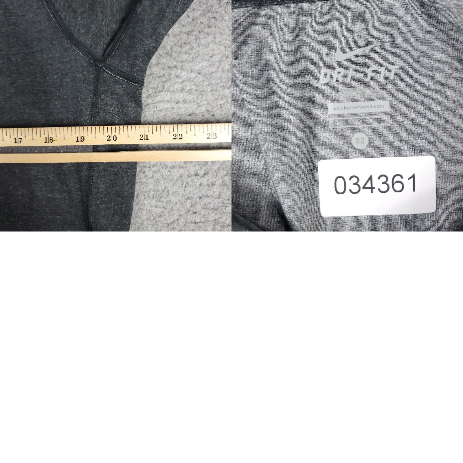 Nike Nike Pullover Sweater Womens Medium Gray Crew Neck Cotton Blend Casual Sports Size M / US 6-8 / IT 42-44 - 8 Thumbnail