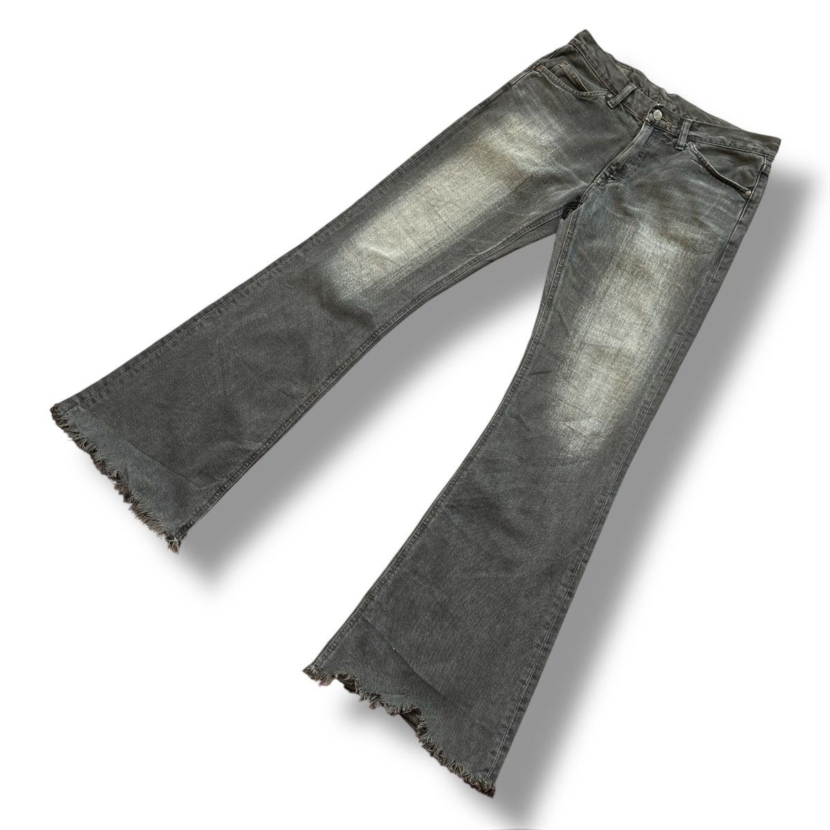 Lee VINTAGE FADED FLARED LEE RIDER DENIM BOOT CUT JEANS JAPAN Size US 30 / EU 46 - 5 Thumbnail