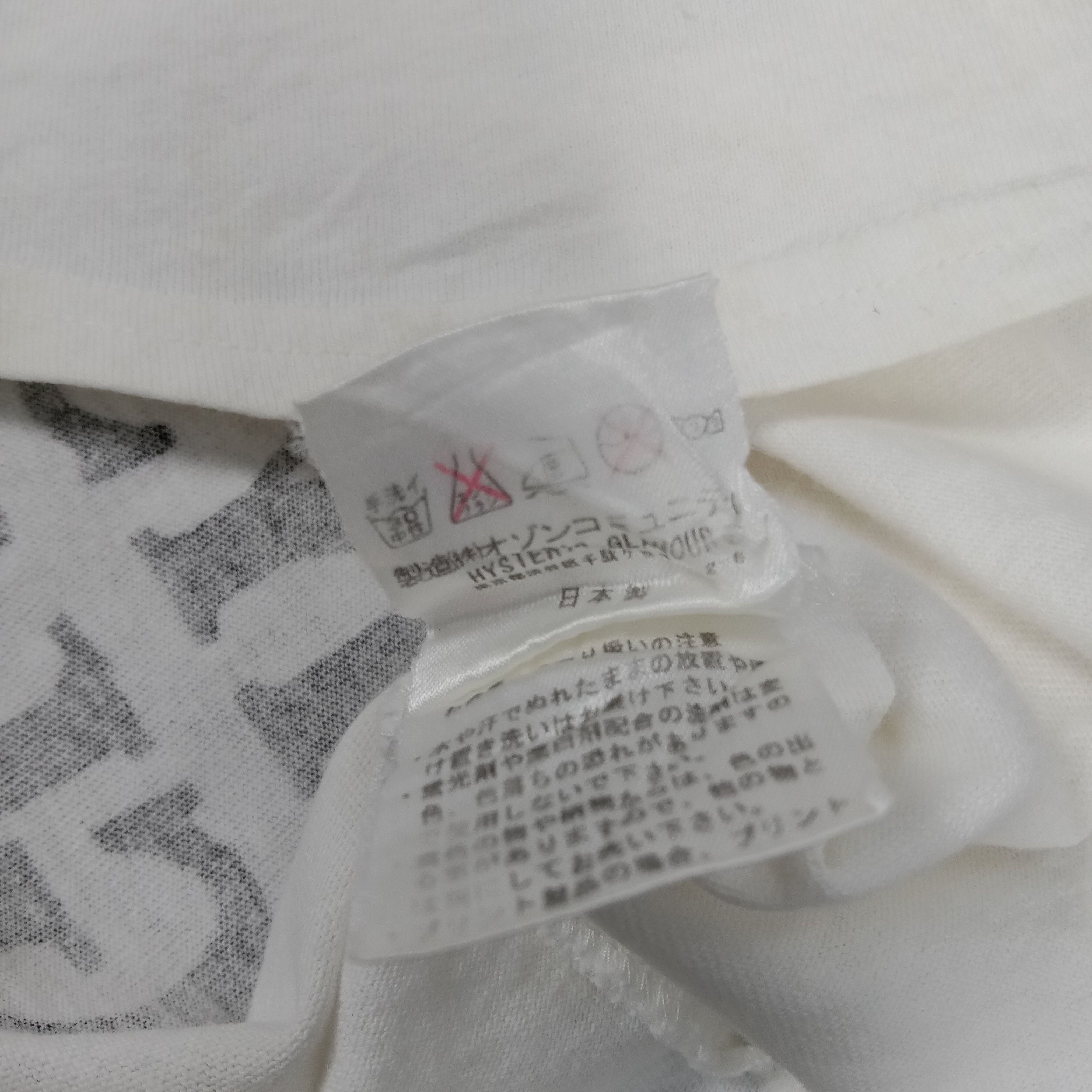 Hysteric Glamour × Japanese Brand × Vintage Laid Back Hysteric Glamour Japanese Brand Tshirt Size XS / US 0-2 / IT 36-38 - 9 Thumbnail