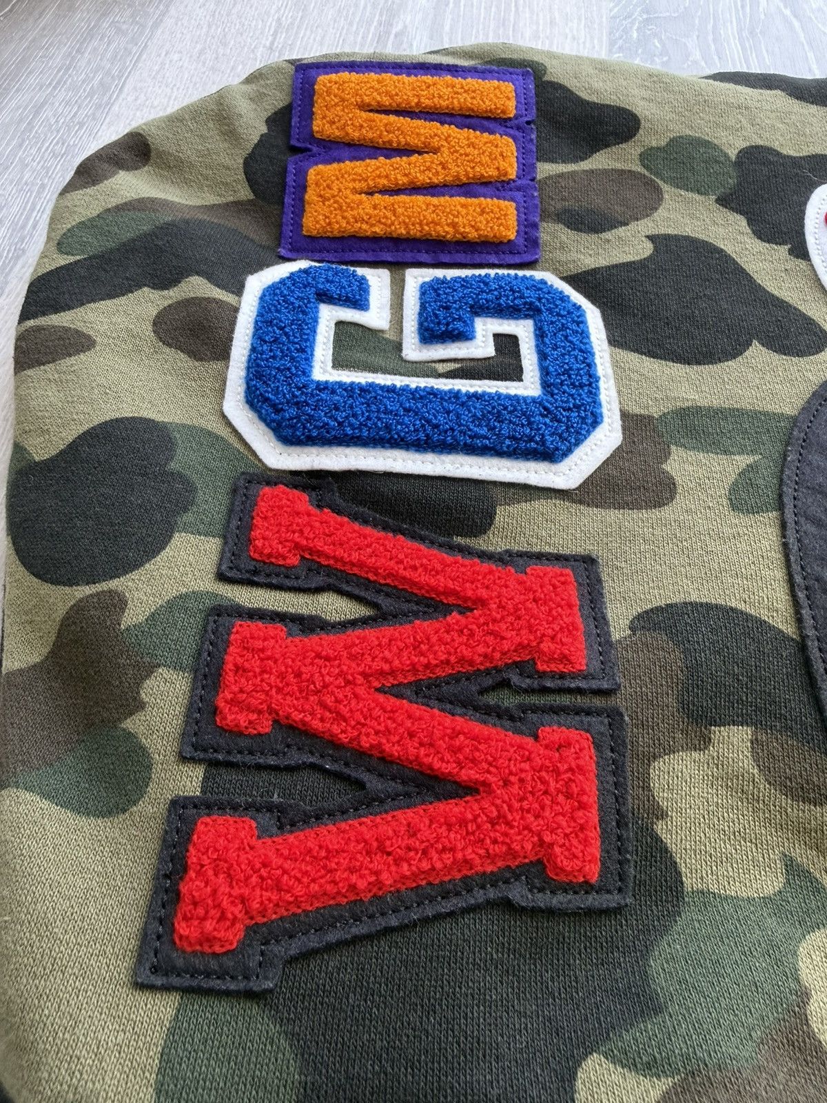 Bape BAPE Shark Full Zip Hoodie Camo Hood Size US M / EU 48-50 / 2 - 5 Thumbnail