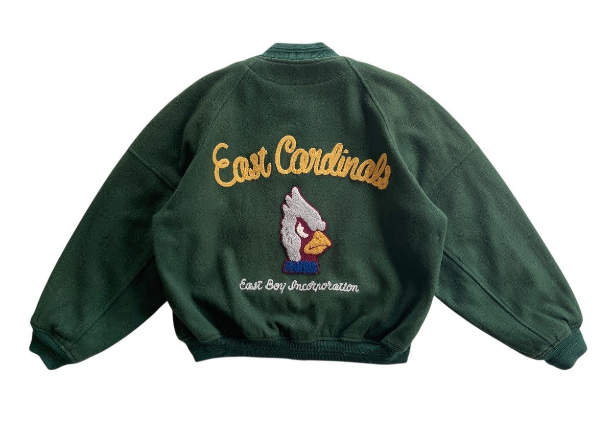 Japanese Brand Vintage East Cardinals Wool Bomber Jacket Size US M / EU 48-50 / 2 - 4 Thumbnail