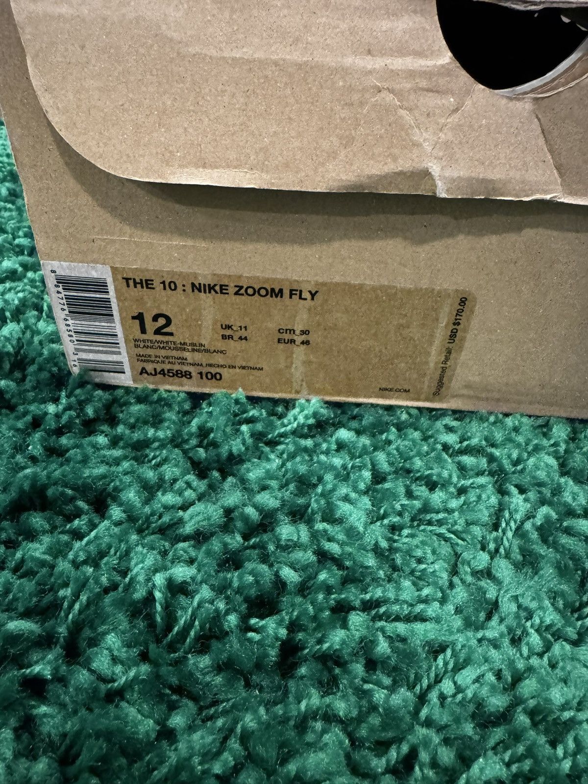 Nike × Off-White Nike Off-White Zoom Fly Size US 12 / EU 45 - 9 Thumbnail