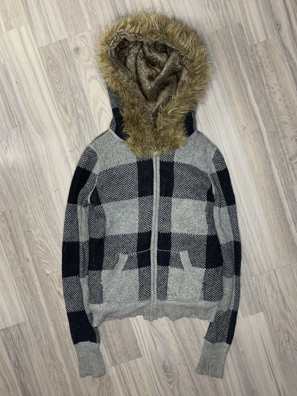 Japanese Brand Pink Faux Fur Zip Hood Yohji ifsixwasnine LGB goa styled Size US S / EU 44-46 / 1 - 3 Thumbnail