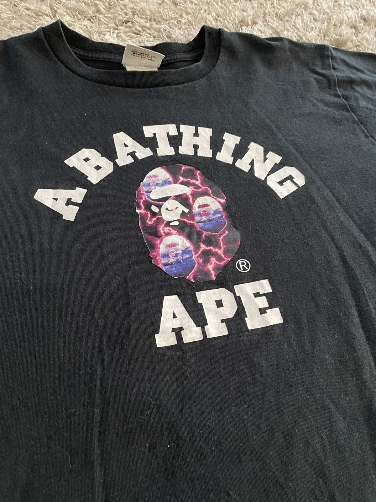 Bape BAPE Lightning Head Tee Size US L / EU 52-54 / 3 - 2 Thumbnail
