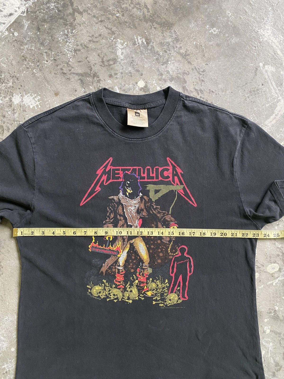 Band Tees × Metallica × Vintage Metallica The Unforgiven Pushead Repro Band Tee Size US M / EU 48-50 / 2 - 12 Thumbnail