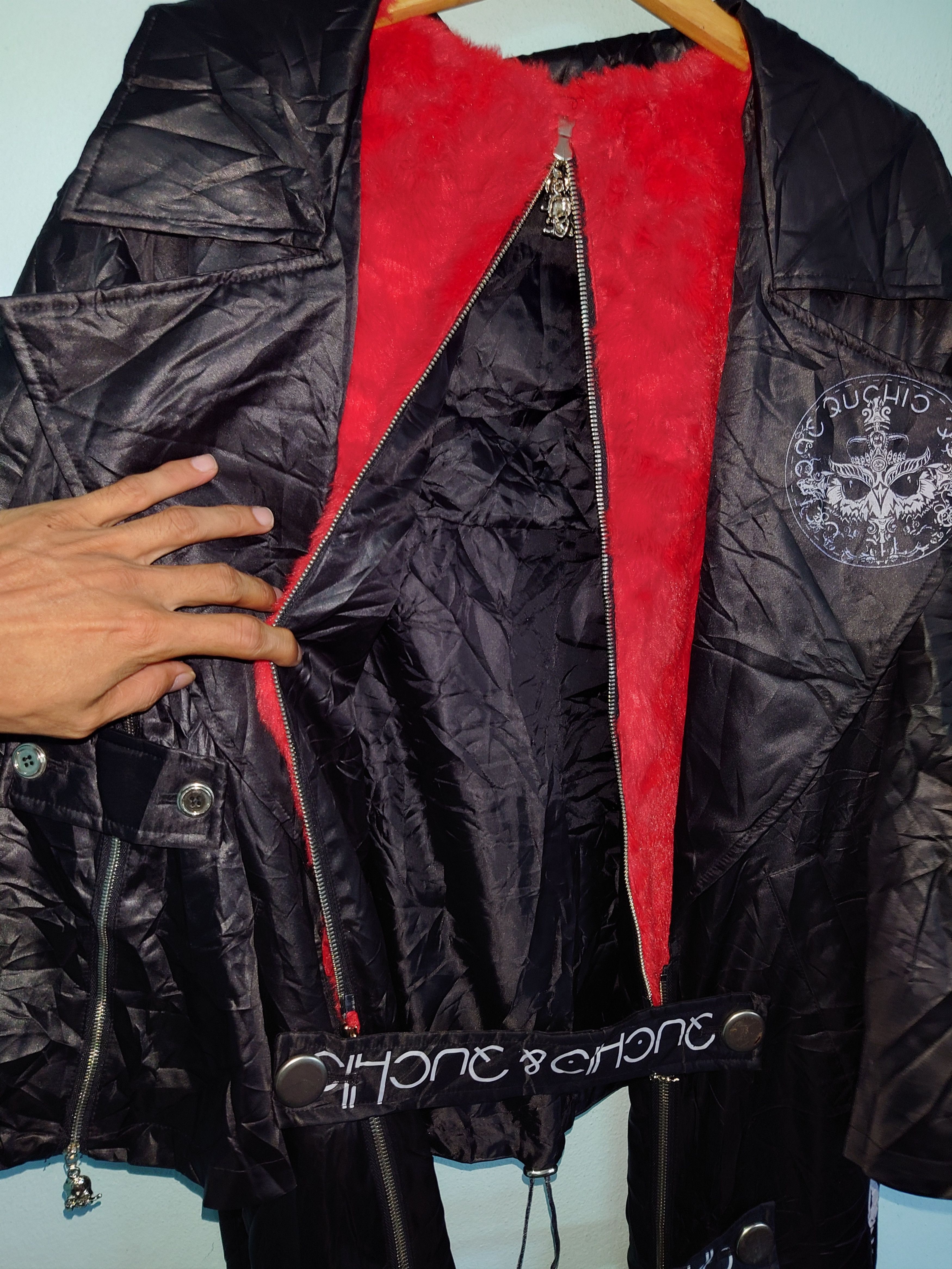 Other Archival QUCHIC&QUCHIC Gothic Punk Skull-Owl Jumpsuit Size M / US 6-8 / IT 42-44 - 9 Thumbnail
