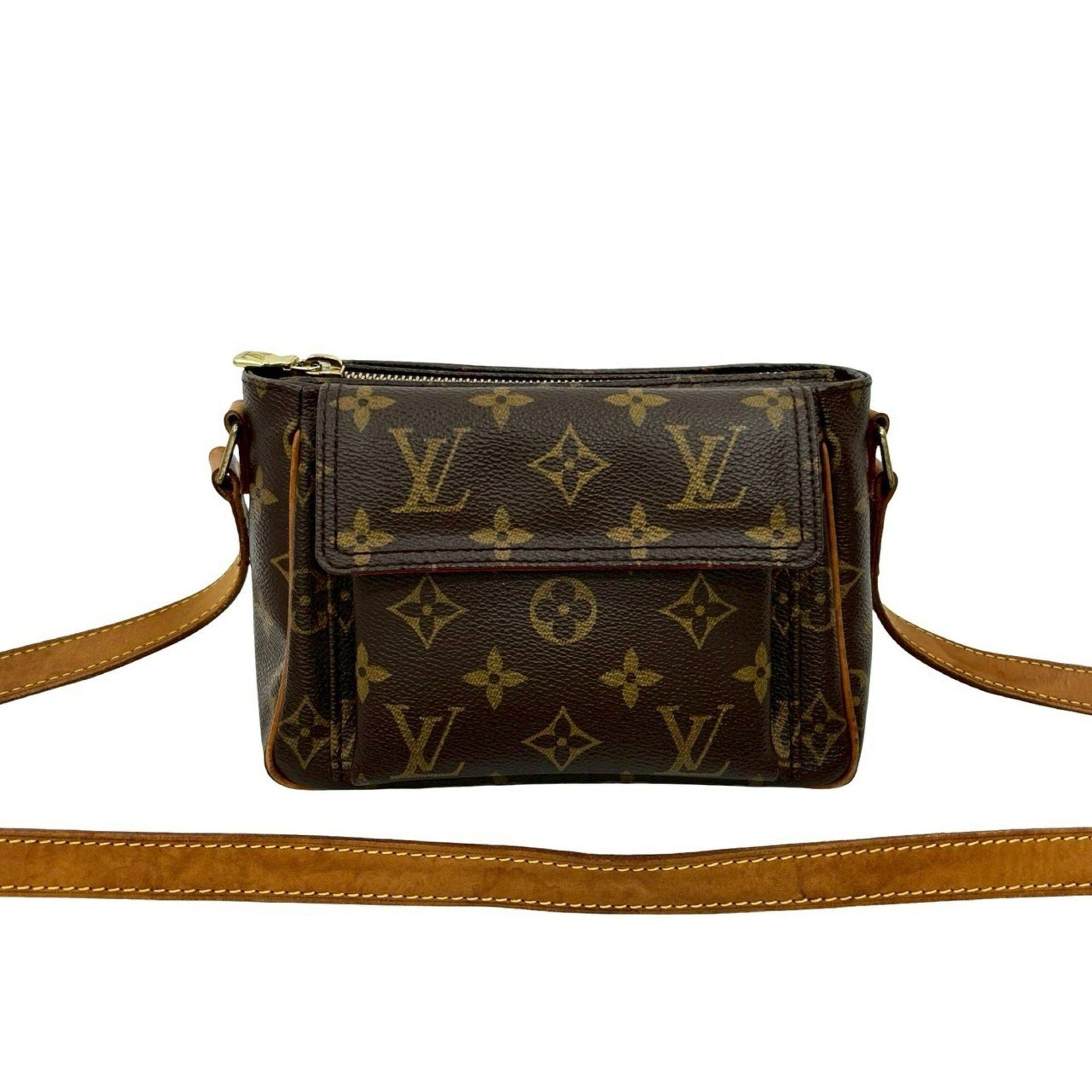 LOUIS VUITTON Viva Cite PM Monogram Leather Mini Shoulder Bag/Pochette in Brown 28520