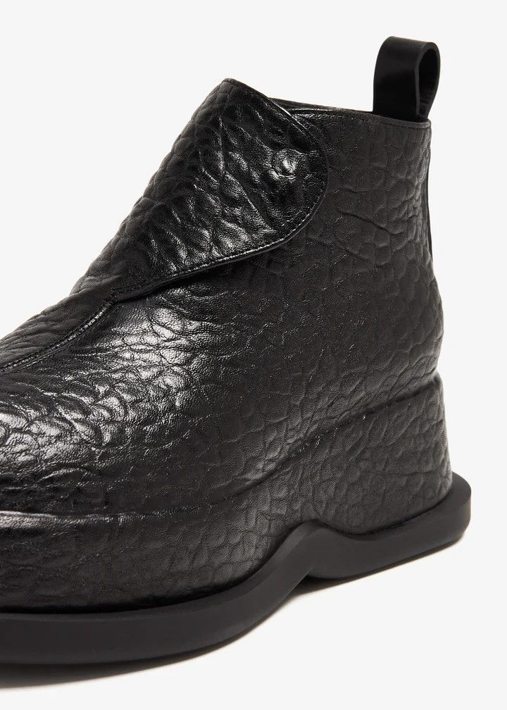 Alexander McQueen o1w1db10925 Wave Ankle Boot in Black Size US 7.5 / IT 37.5 - 4 Thumbnail