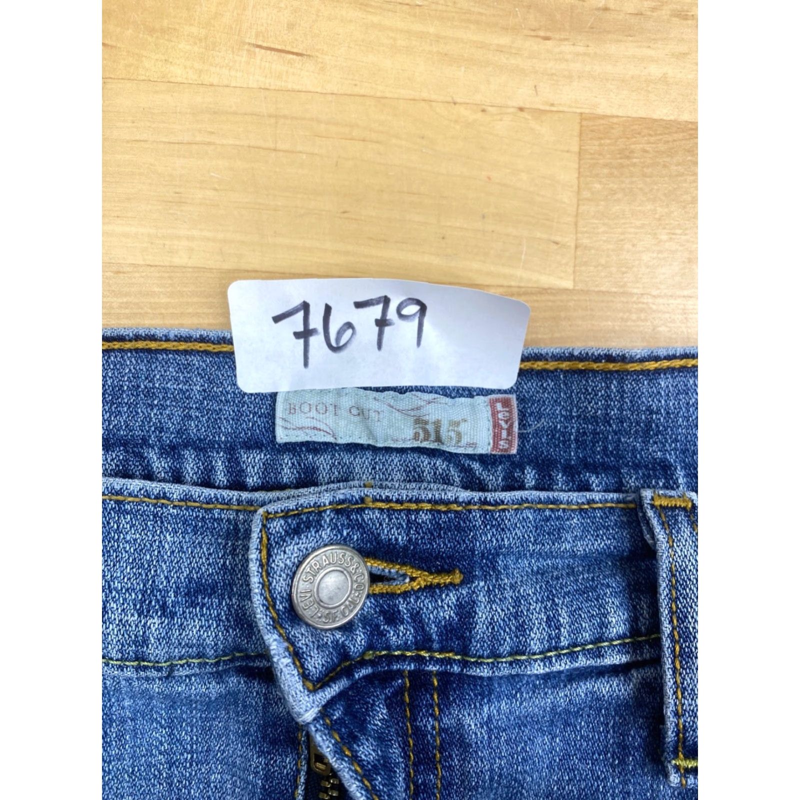 Levi's VINTAGE Levis Boot Cut 515 Jeans Womens 32x28 Blue Denim Jeans Casual Ladies 515 Bootcut 32 Blue Womens Size 24" / US 00 / IT 34 - 6 Thumbnail