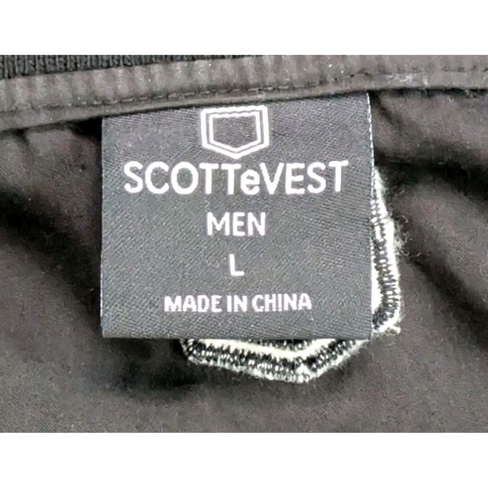 Vintage SCOTTeVEST Vest Travel Utility Outdoor Vacation Large L Black Full Zip Pockets Size US L / EU 52-54 / 3 - 5 Thumbnail