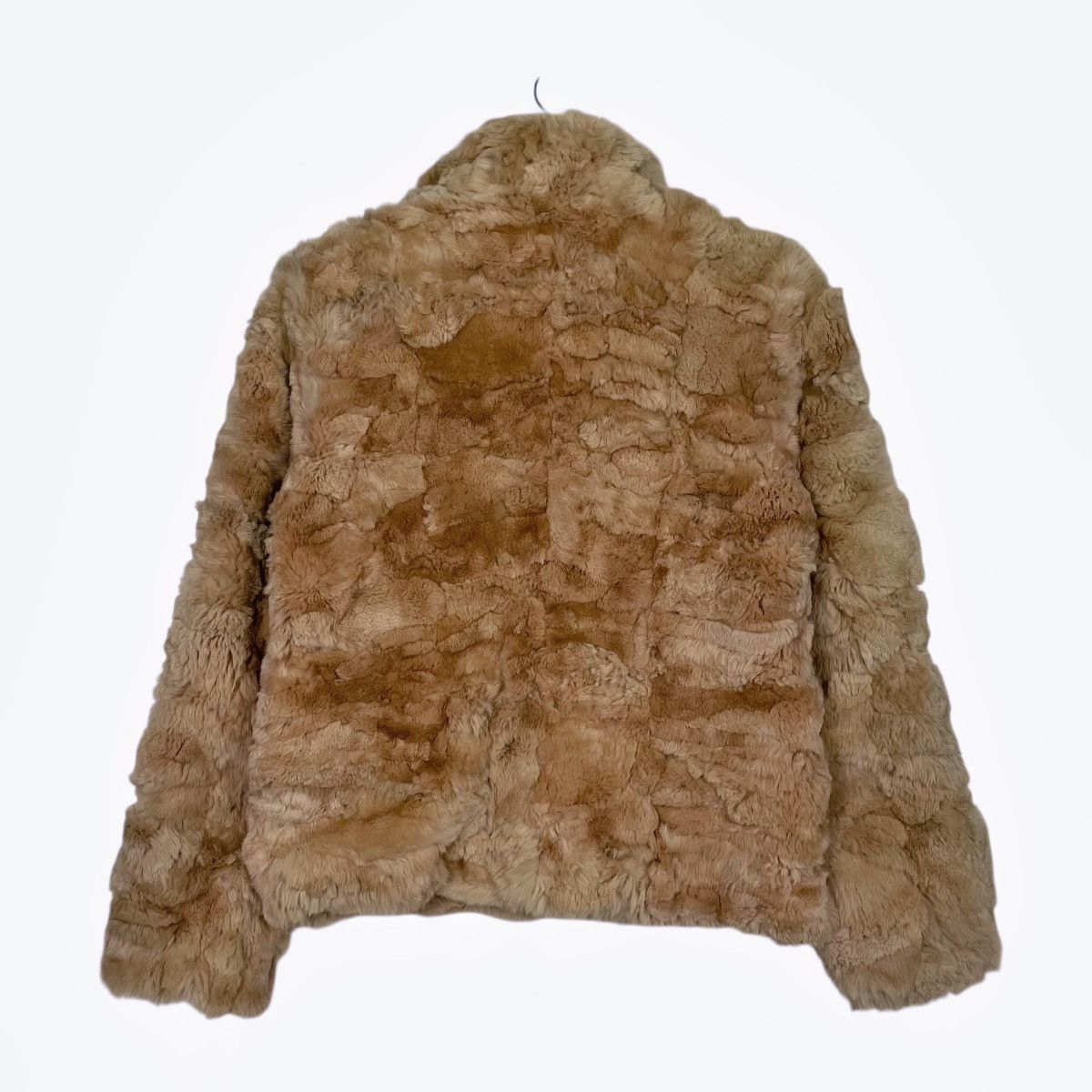 Michel Klein Michel Klein Chunky Brown Rabbit Fur Coat Size S / US 4 / IT 40 - 7 Thumbnail