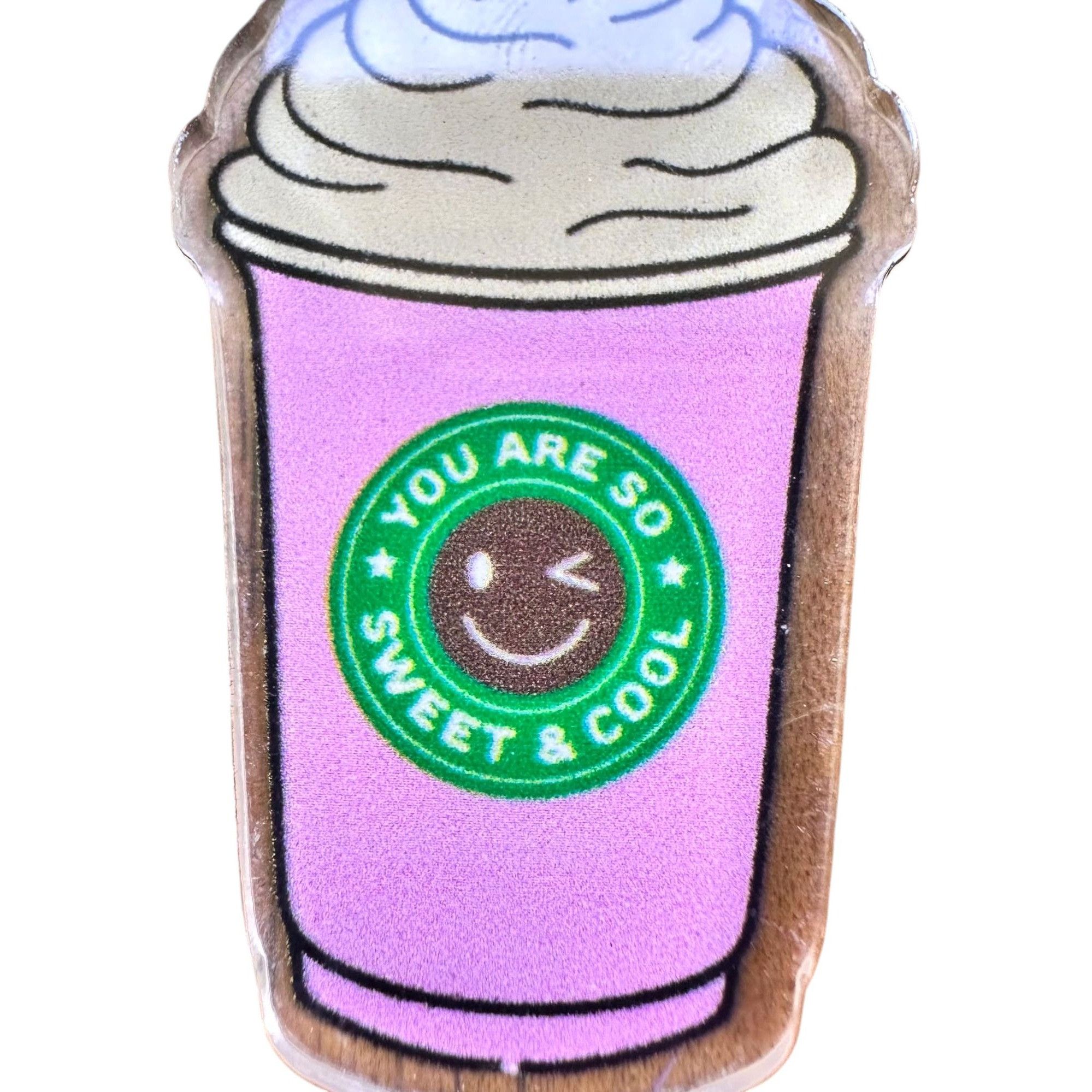 Handmade Cappuccino Coffee Earrings Pink Pup Cup Boat Drinks Cruise Size ONE SIZE - 11 Thumbnail