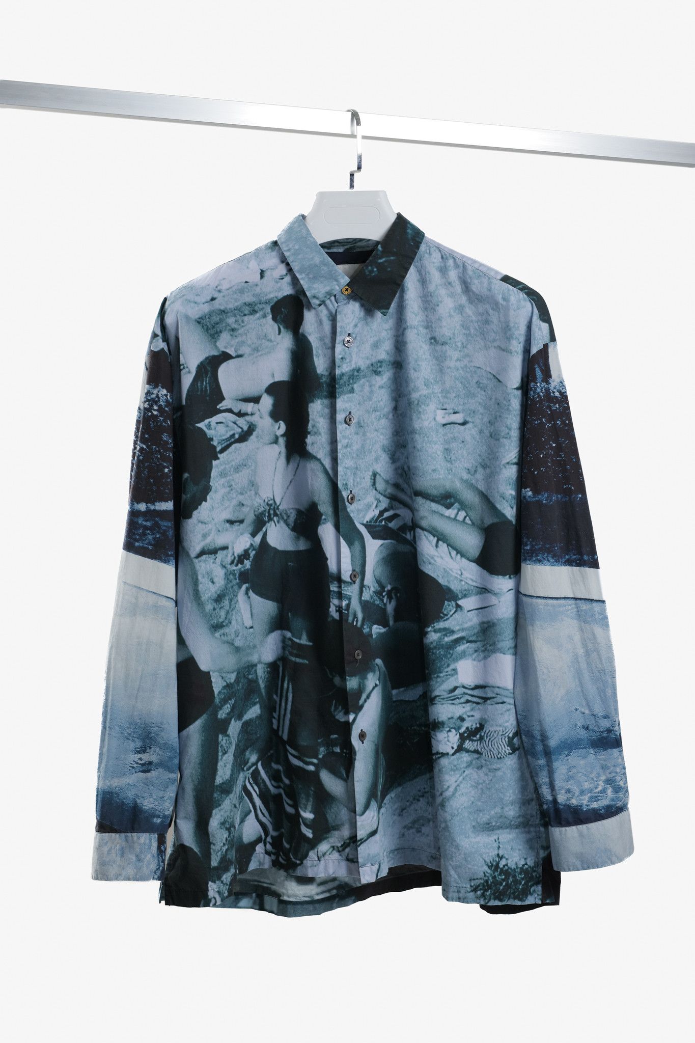 Paul Smith Paul Smith Mainline Beach Graphic Button Down Shirt Size US L / EU 52-54 / 3 - 1 Thumbnail