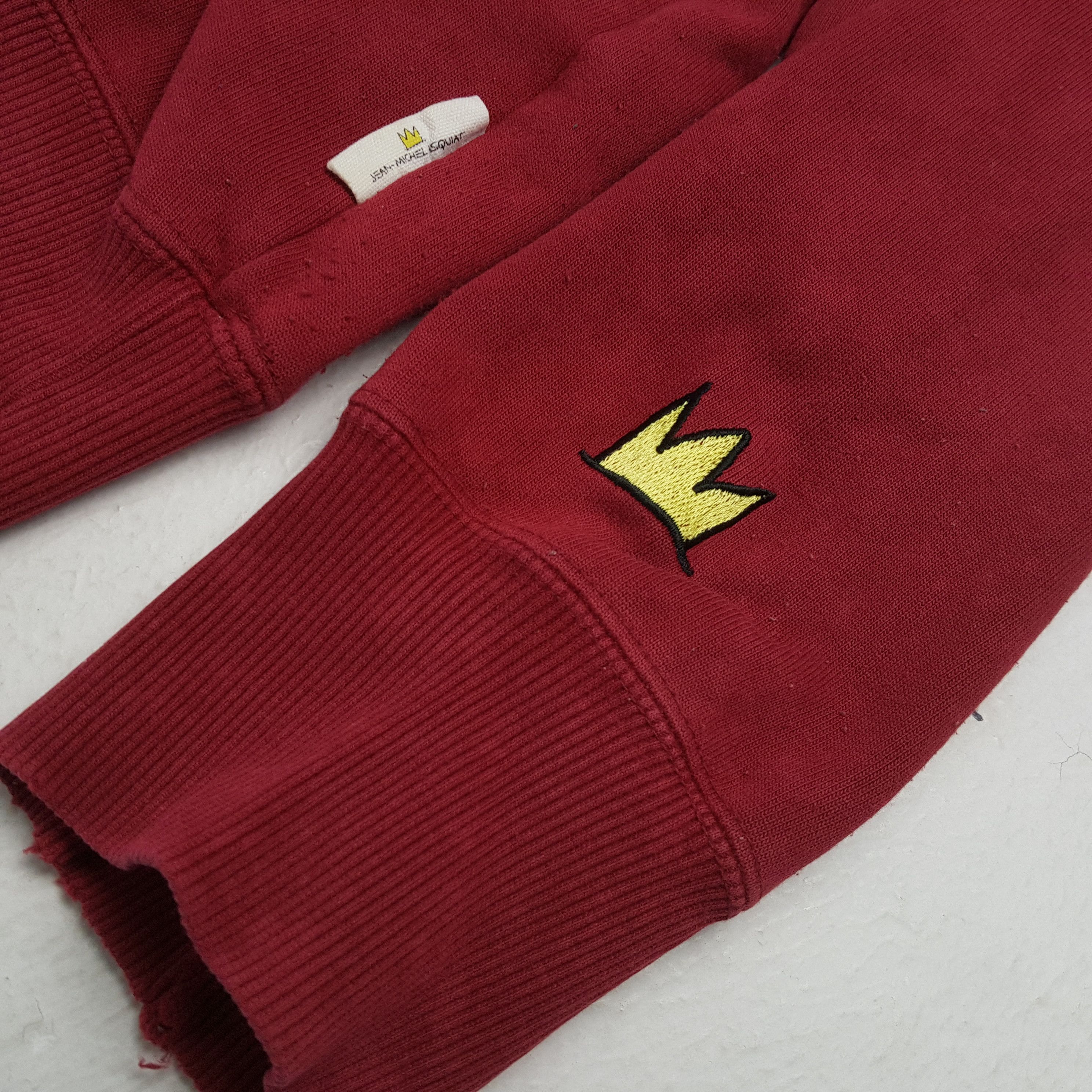 Jean-Michel Basquiat × Vintage JEAN MICHEL BASQUIAT Streetwear Style Hoodies Size US XL / EU 56 / 4 - 7 Thumbnail