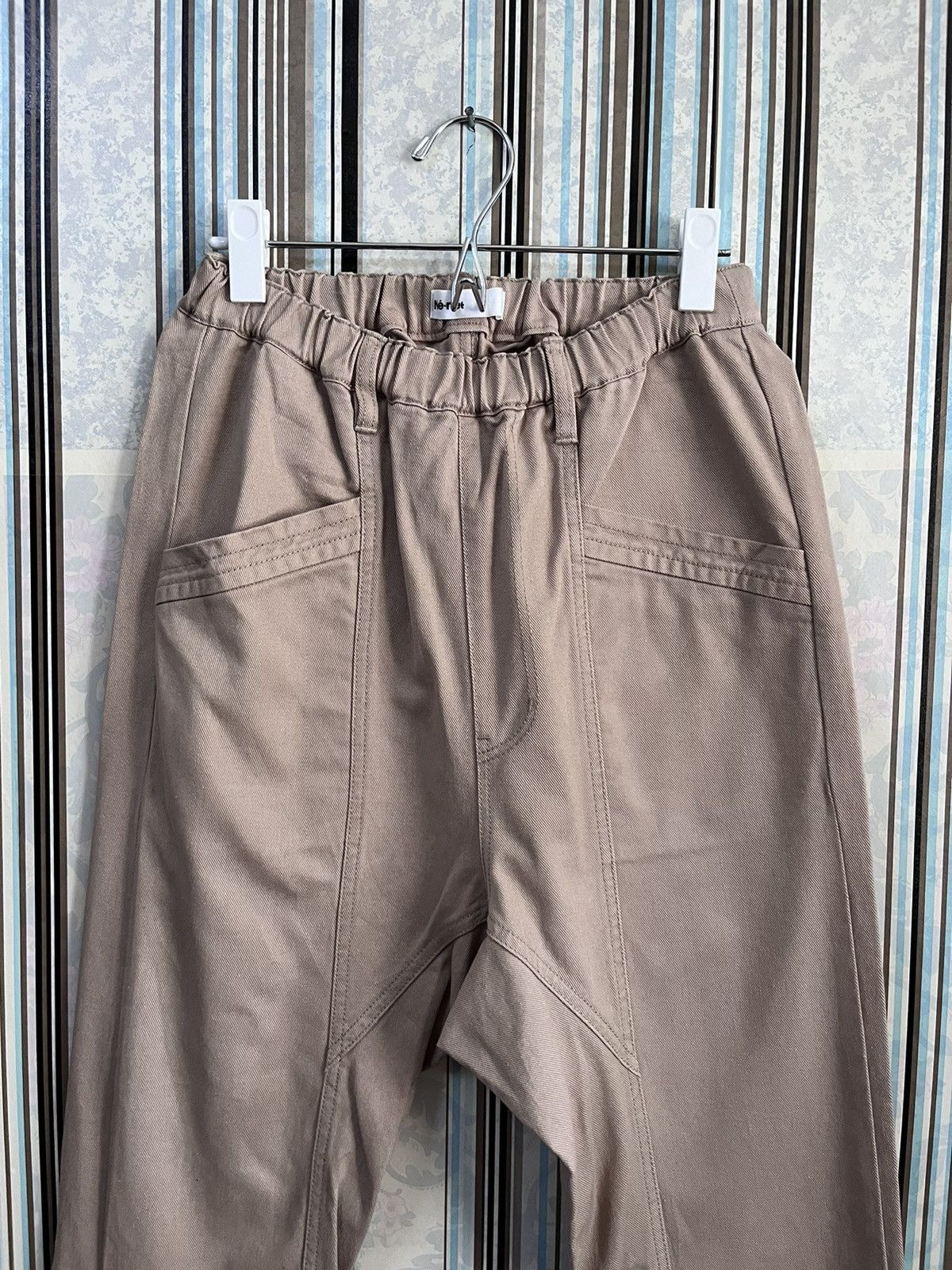 Ne-Net 2000s issey miyake bush- khaki #C2 Size US 28 / EU 44 - 5 Thumbnail