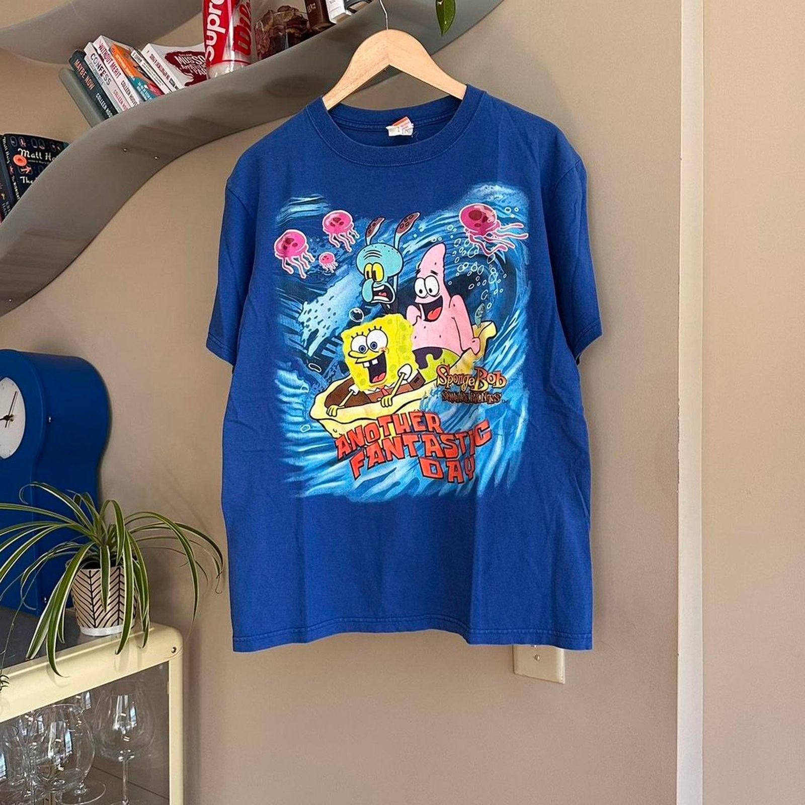 Nickelodeon × Vintage Vintage SpongeBob Square Pants Cartoon Shirt Size US M / EU 48-50 / 2 - 1 Thumbnail