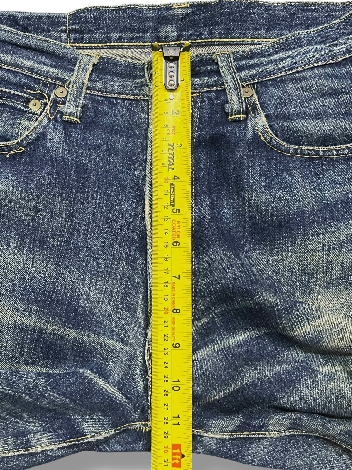 Japanese Brand Vintage Go west Yellow Division Selvedge Denim Japan Size US 29 - 18 Thumbnail