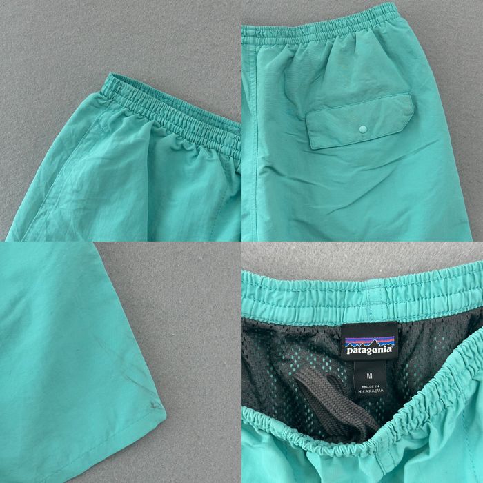 Patagonia Patagonia Shorts Mens Medium Swim Trunks Solid Teal Blue
