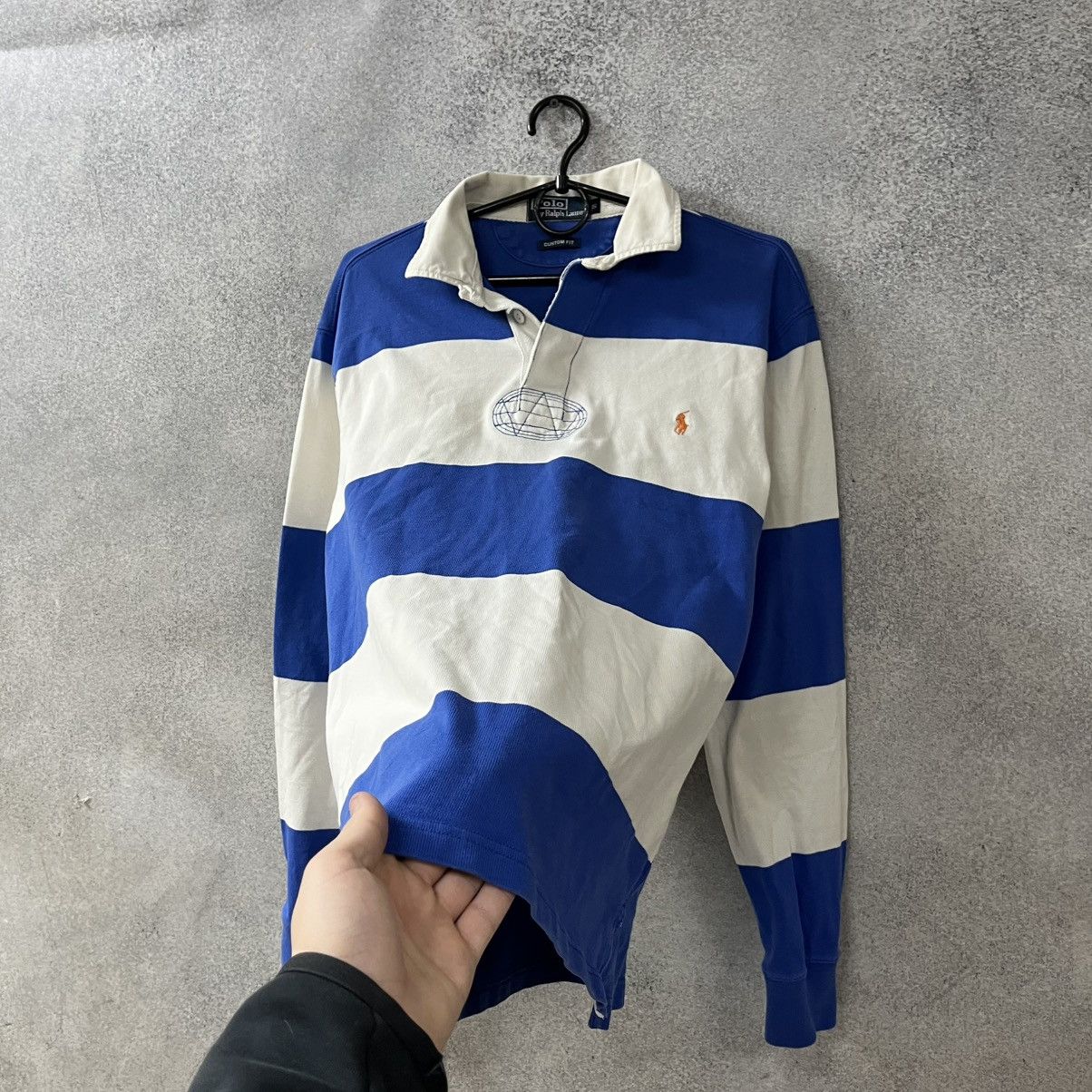 Polo Ralph Lauren Polo Ralph Lauren rugby polo vintage shirt long sleeve rare Size US S / EU 44-46 / 1 - 8 Thumbnail