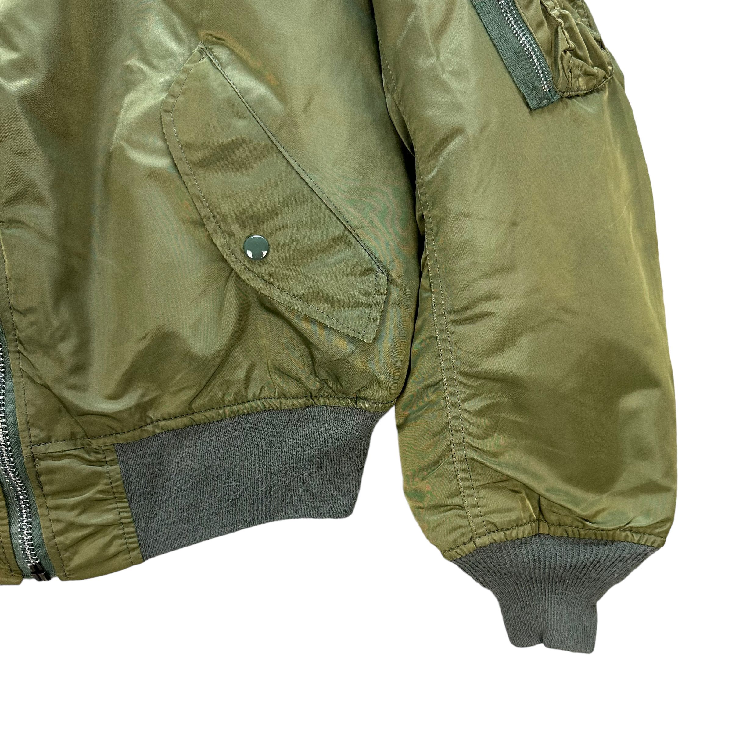 Alpha Industries VINTAGE ALPHA INDUSTRIES USAF MA-1 FLIGHT JACKET #7695-165 Size US L / EU 52-54 / 3 - 5 Thumbnail