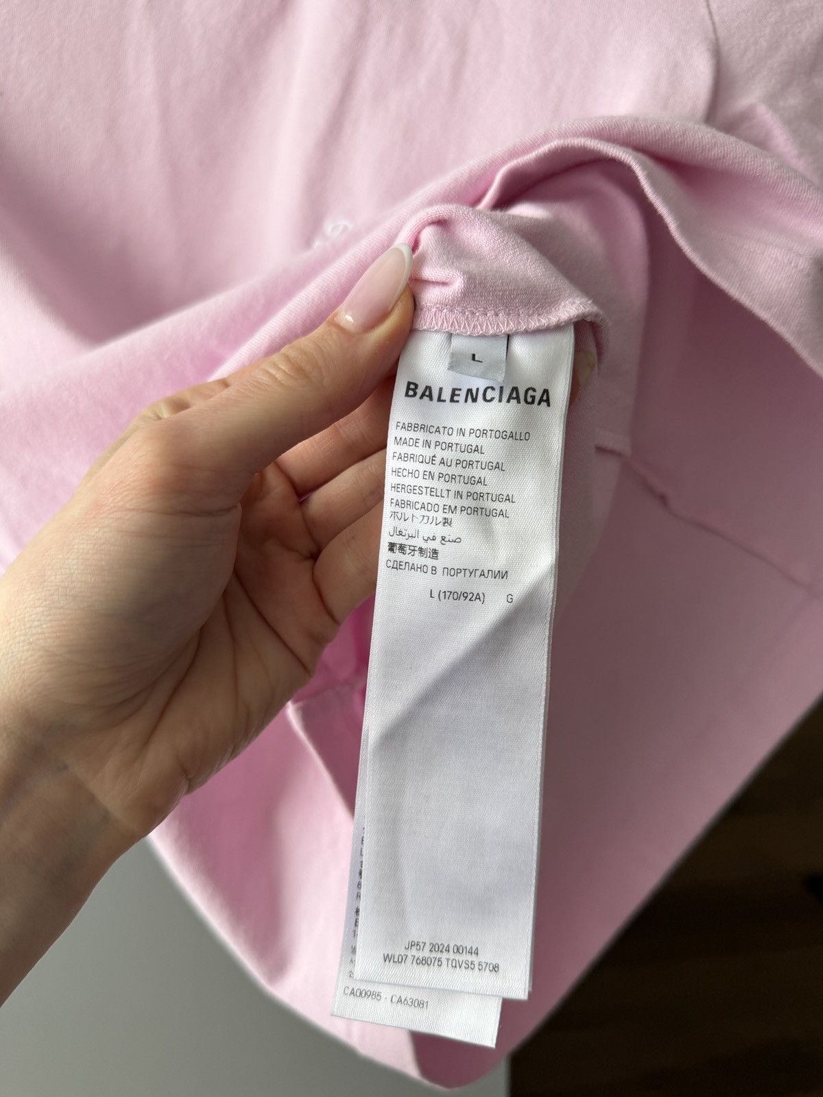 Balenciaga Balenciaga Beverly Hills Stretch Cotton Jersey Fitted Tee Size L / US 10 / IT 46 - 6 Thumbnail